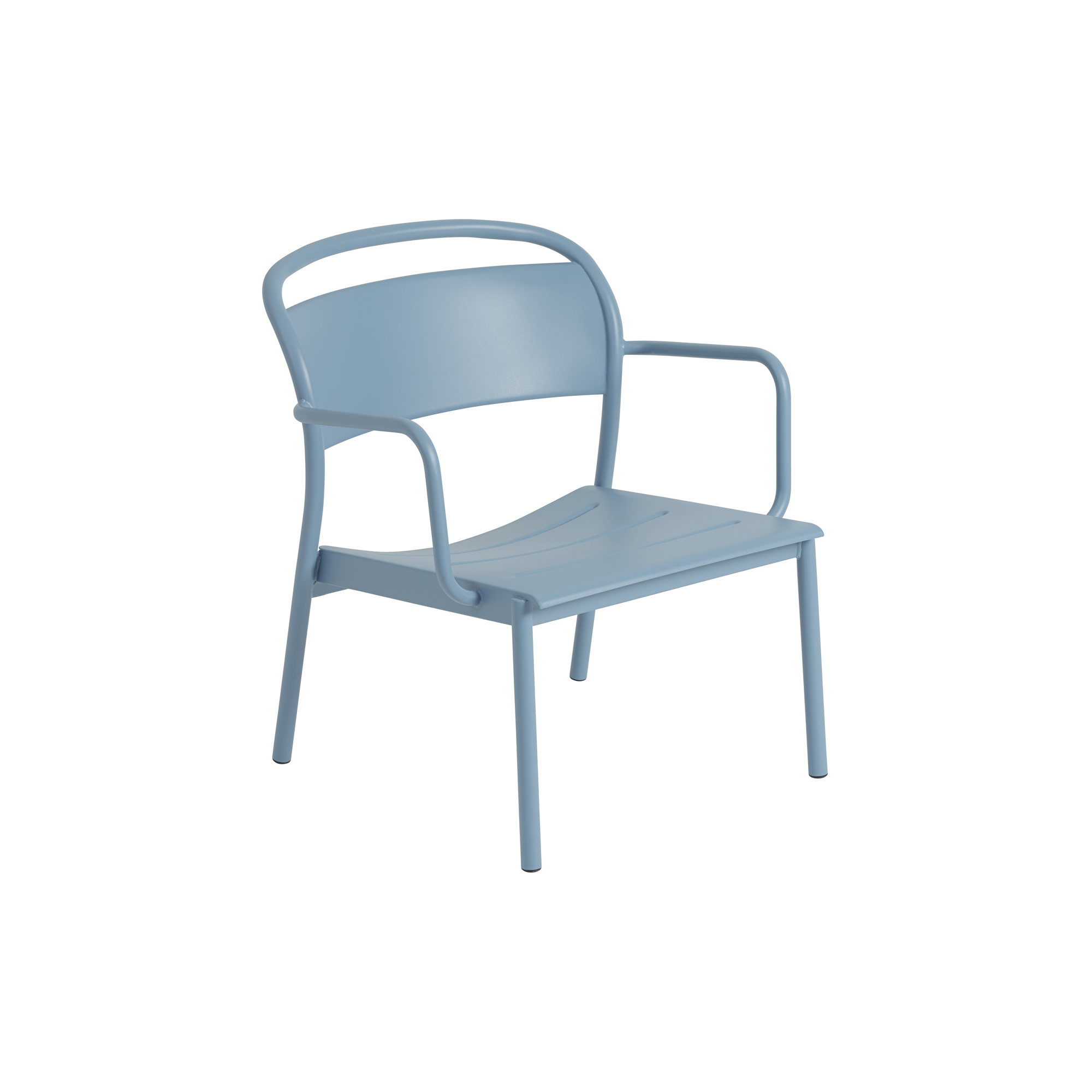 Muuto - Linear Steel Lounge Armchair, pale blue