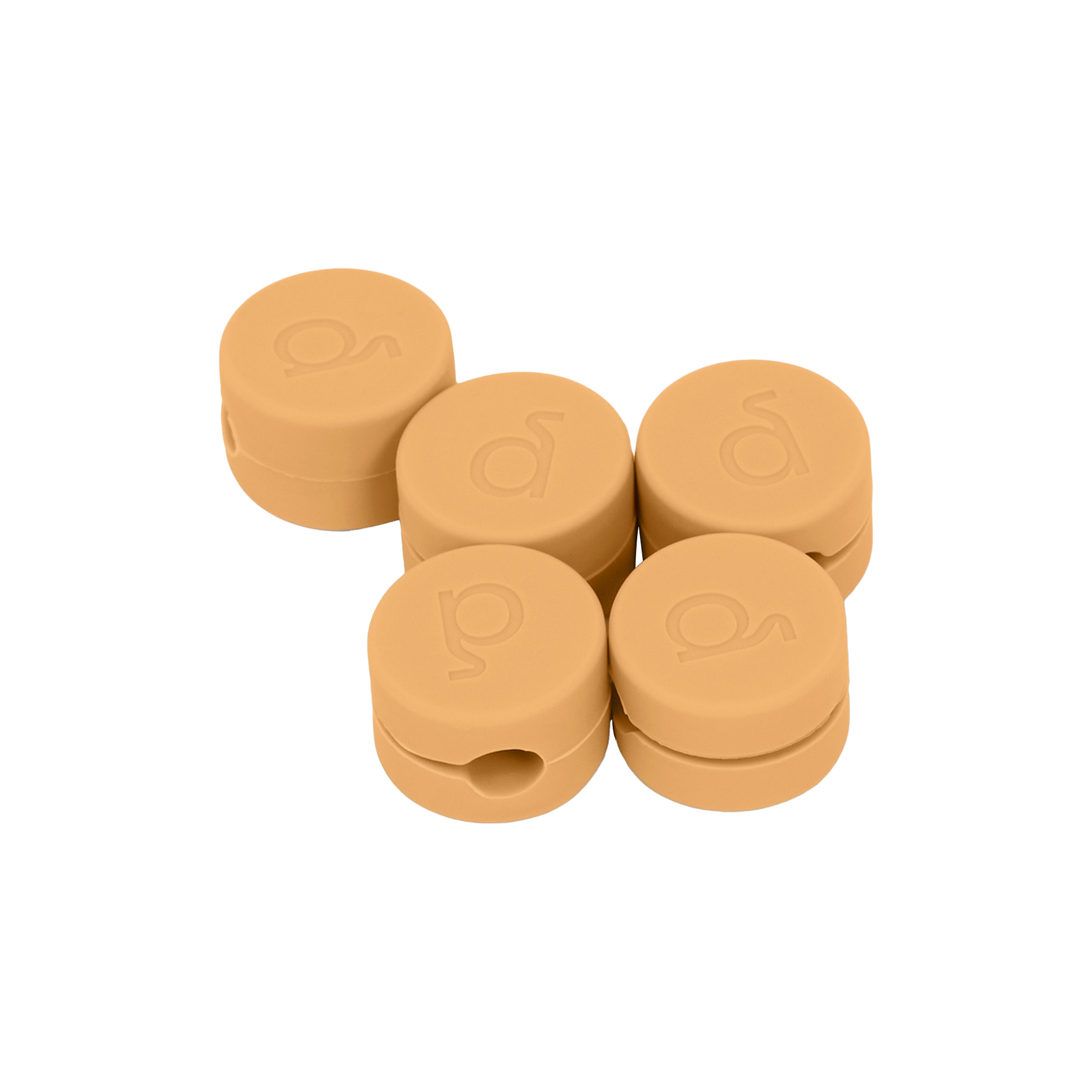 Pedestal - Cable Clips, apricot, Power