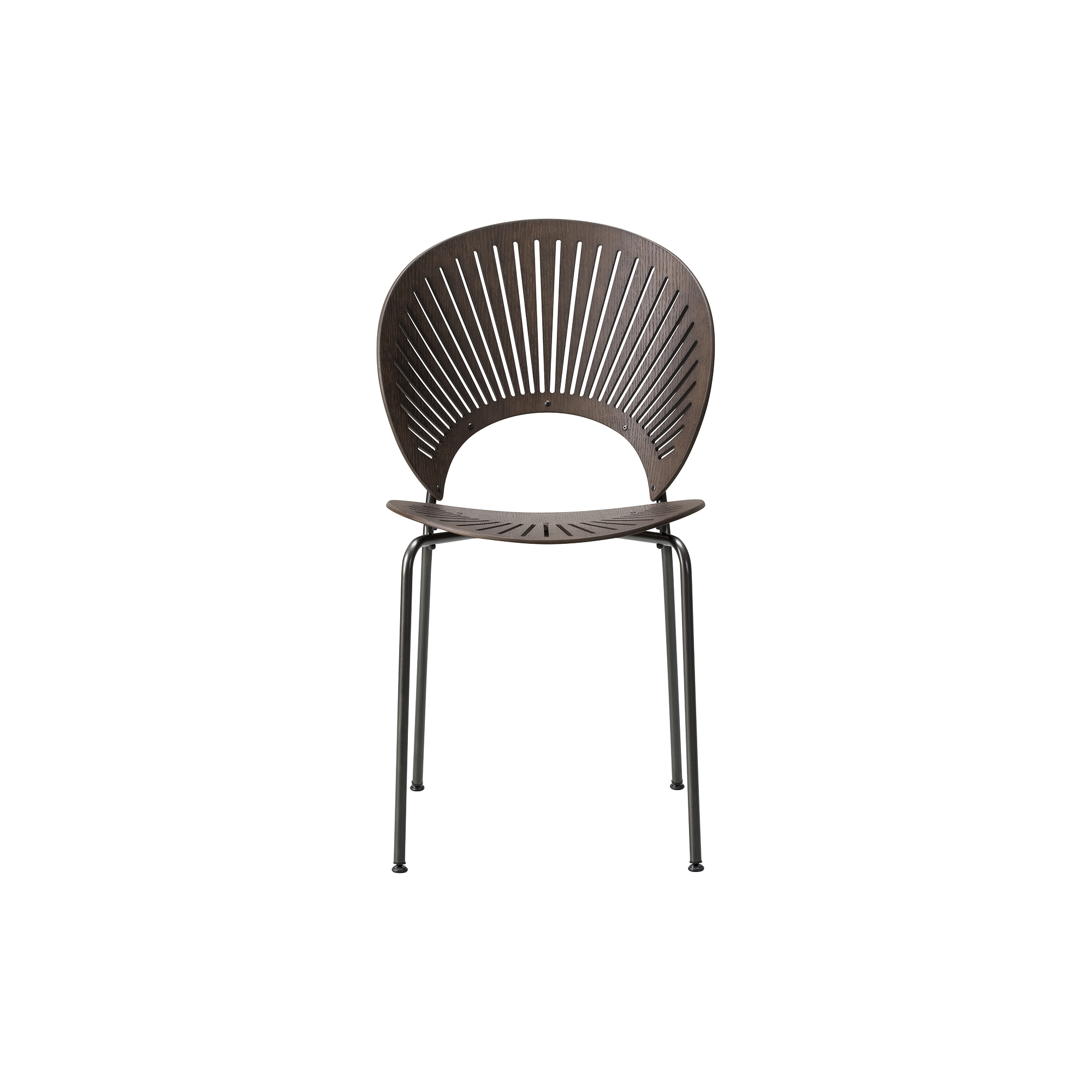 Fredericia Furniture - 3398 Trinidad stol, stained smoked oak/flint