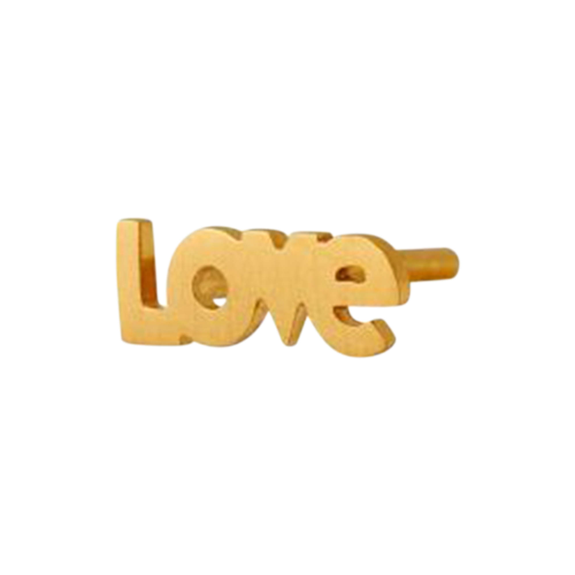 Stine A Jewelry - I Love Earring Single, gold