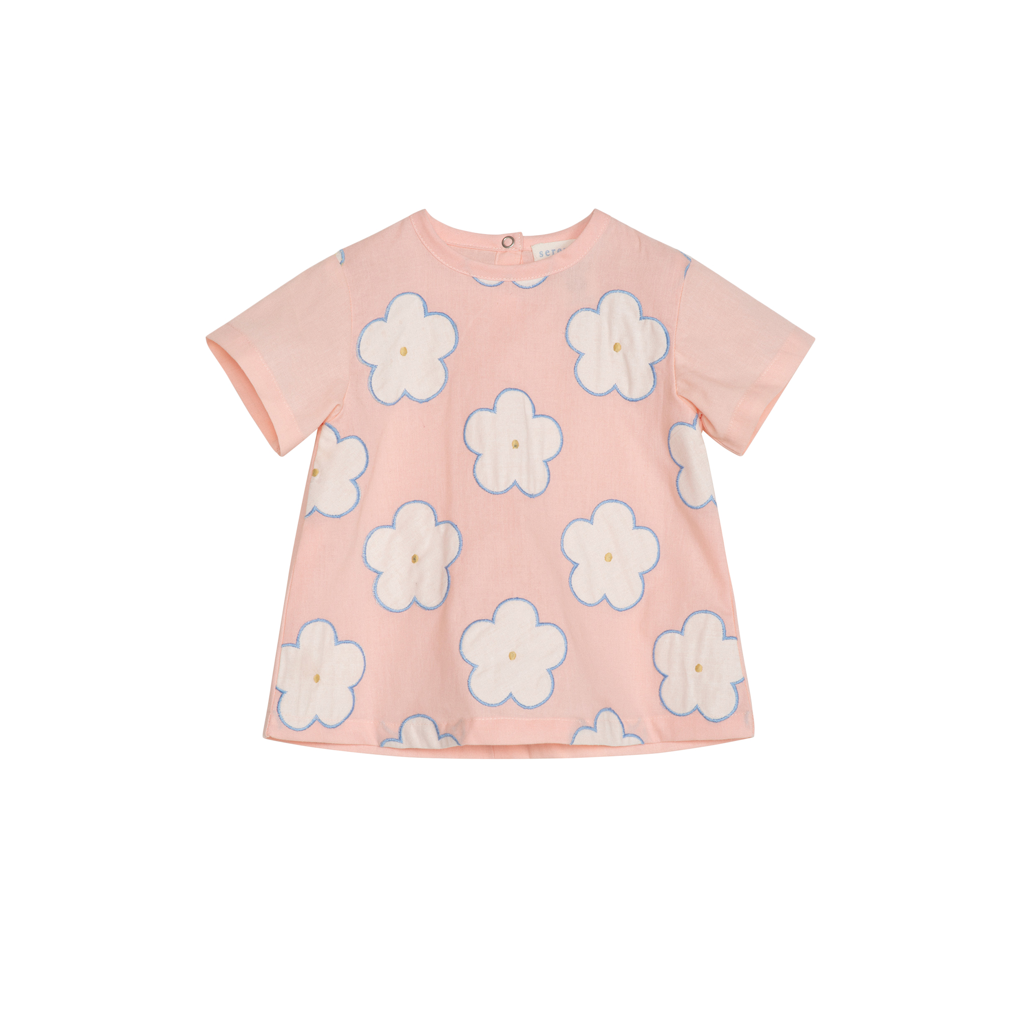 Serendipity - Baby Embroidery Top, peach - Str. 3M-62