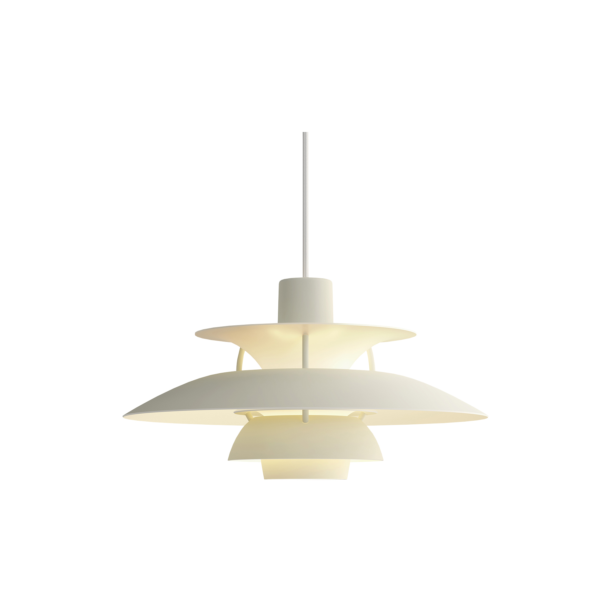 Louis Poulsen - PH 5 Mini Monochrome pendel, monochrome pale pewter