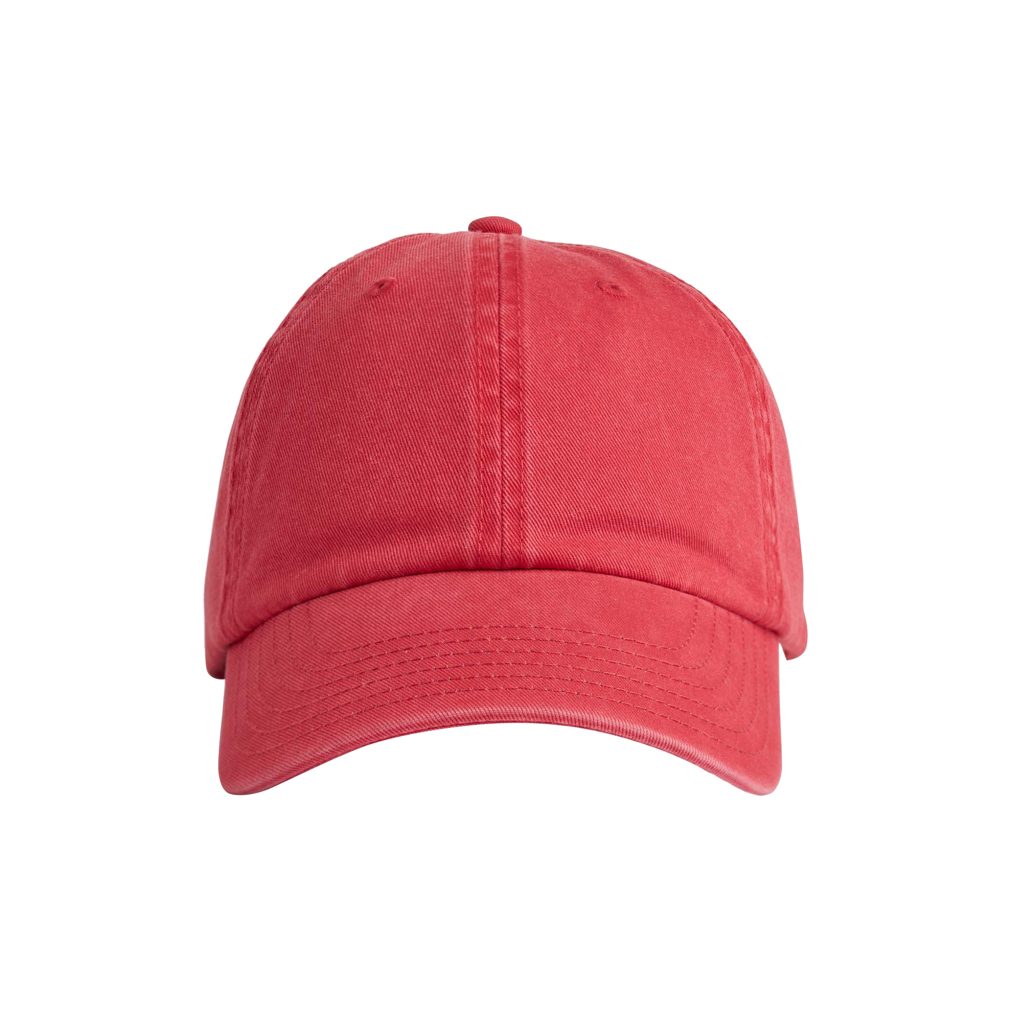 UPFRONT - DOUGLAS Washed Dad Cap, red - One-size