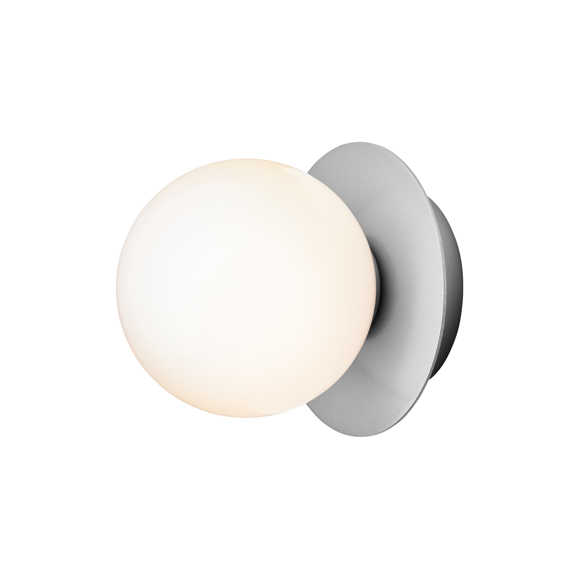 Nuura - Liila 1 Small Wall Lamp, light silver/opal