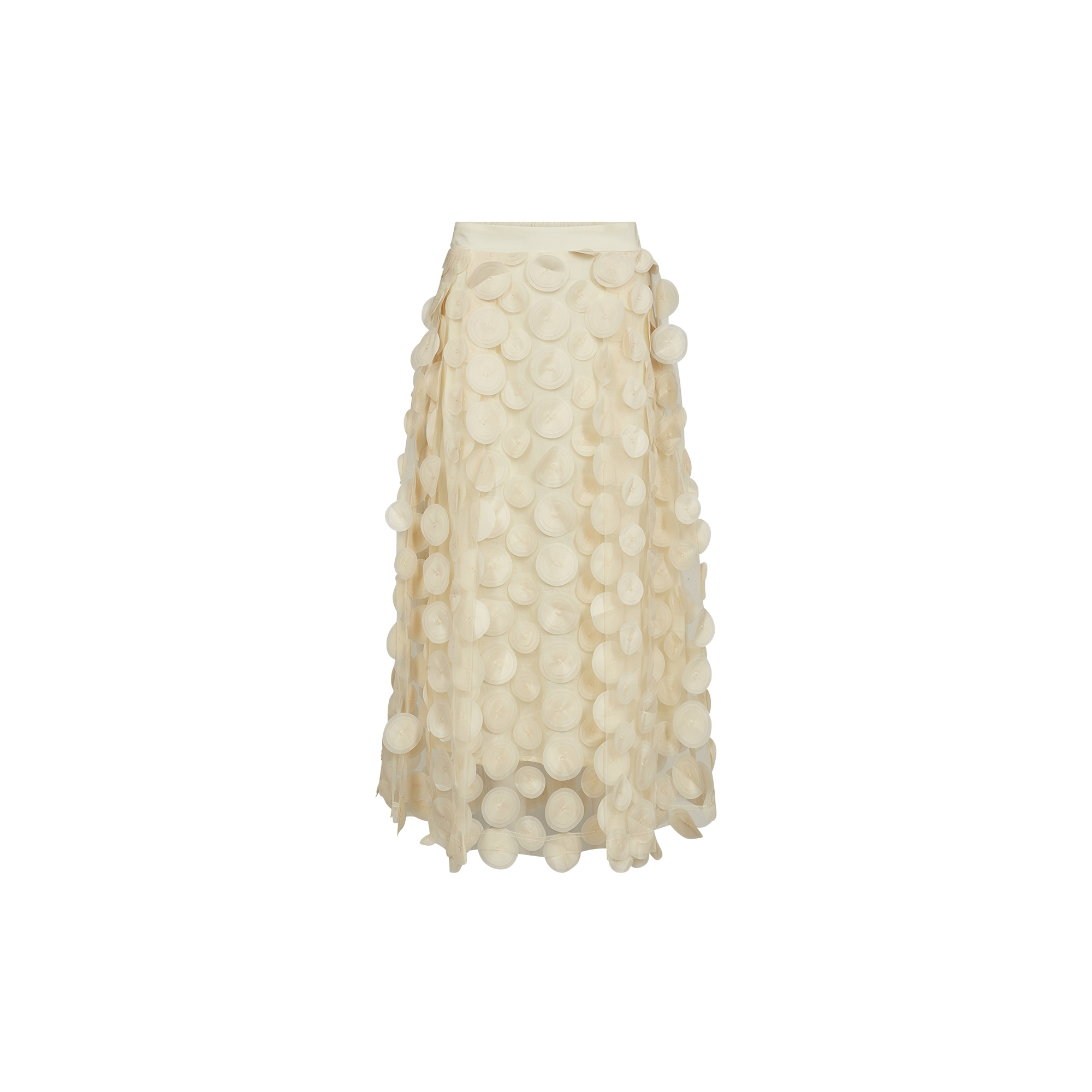 Pieszak - PD-Donna Dot Skirt, oyster white - Str. 38