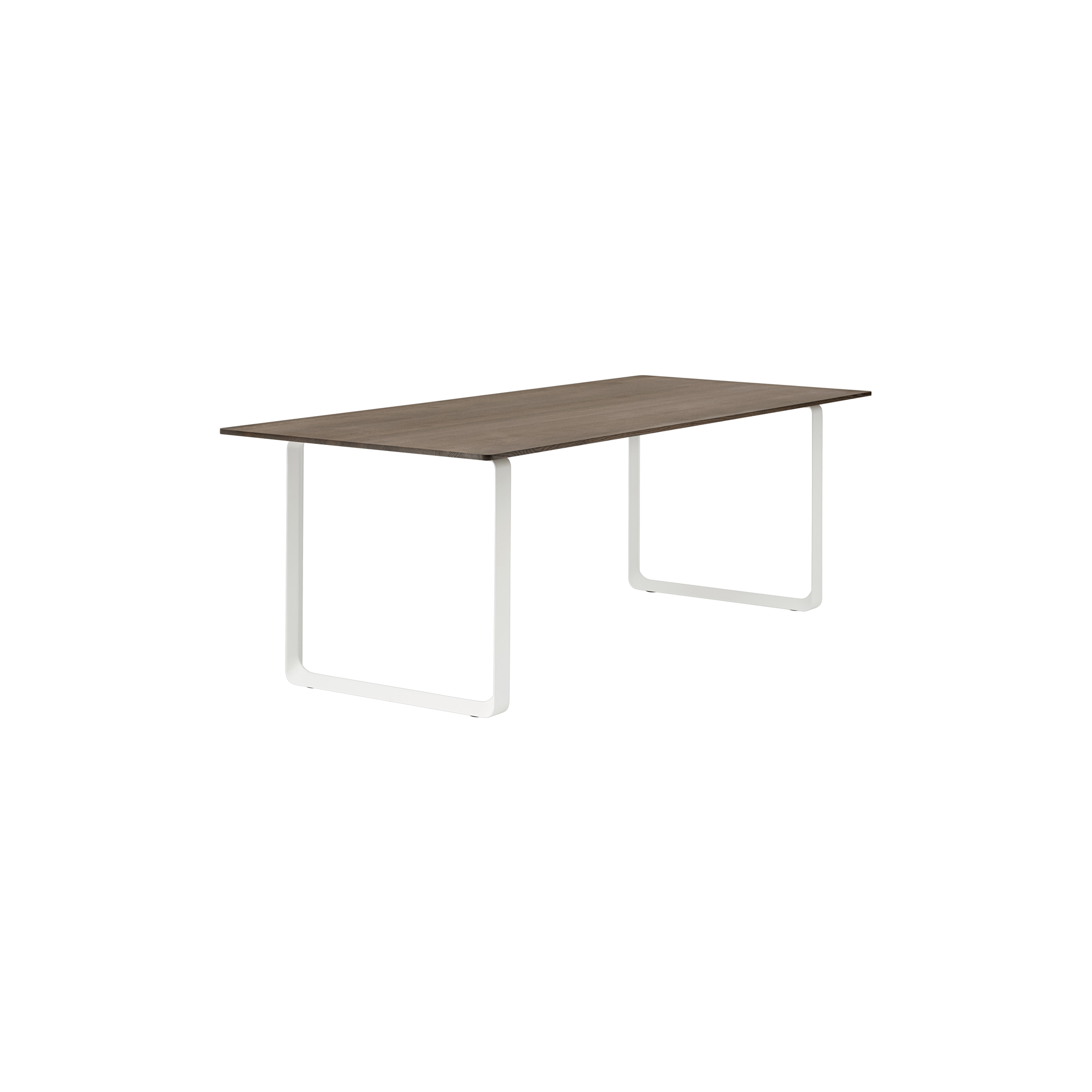 Muuto - 70/70 Table, solid smoked oak/white - 225x90 cm