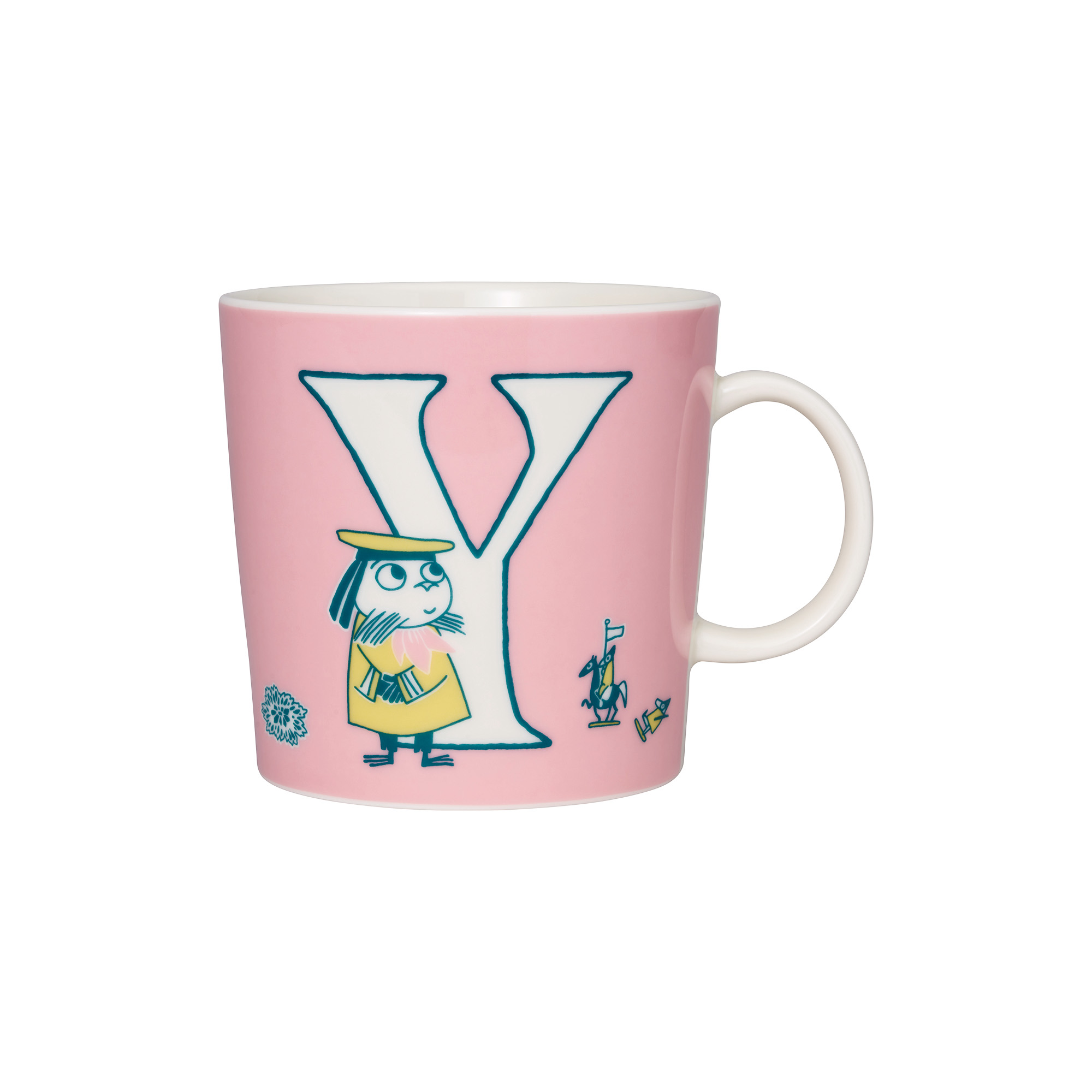 Moomin Arabia - Mumi krus 40 cl Alfabet Y, Alfabet kollektion