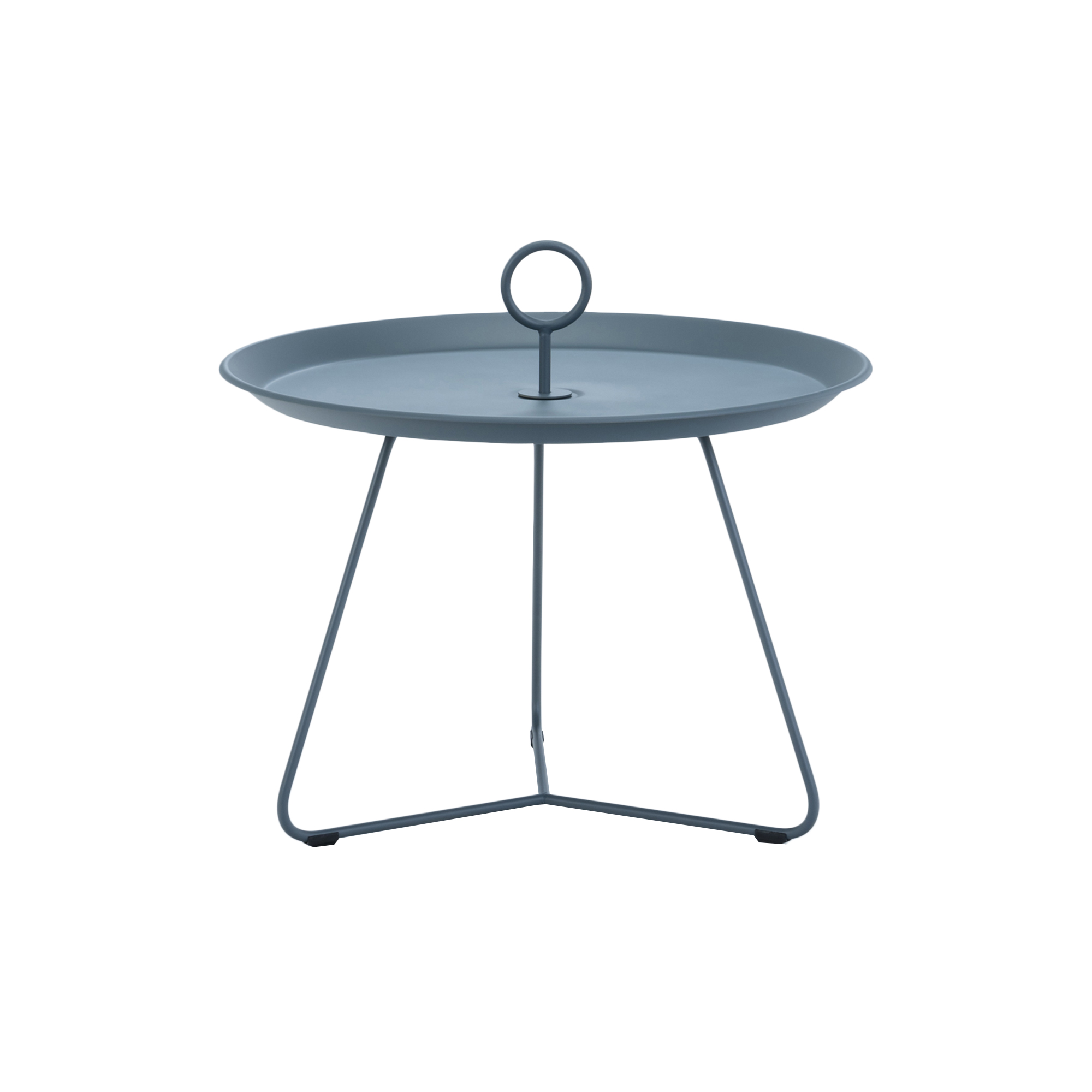 HOUE - EYELET bakkebord, midnight blue - H: 43,5 x Ø 60 cm.