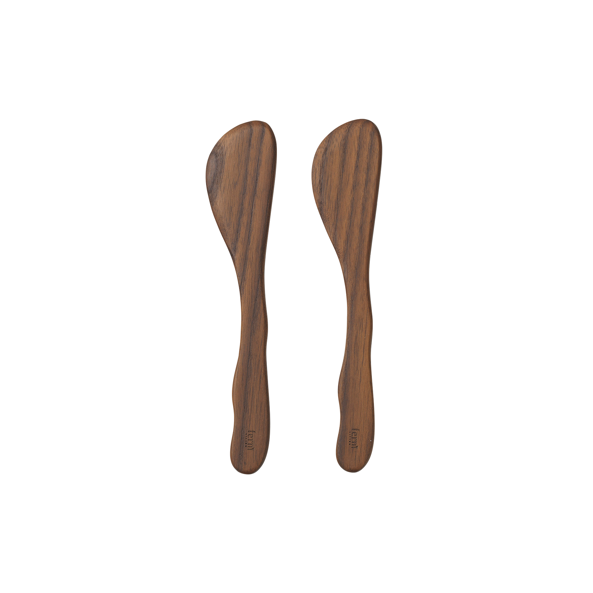 Ferm Living - Cairn Smørknive 2 stk., dark brown
