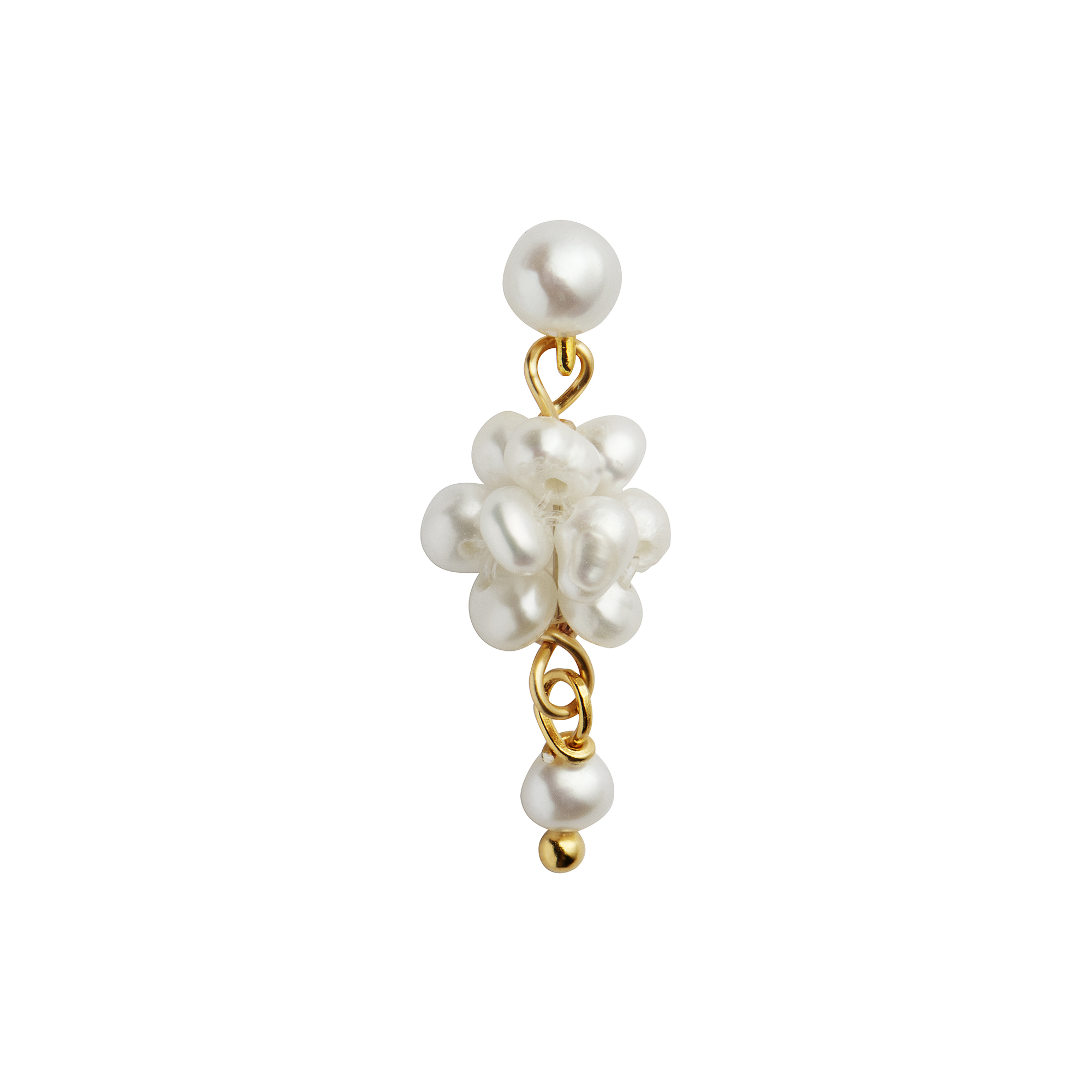 Stine A Jewelry - Petit Cluster Berries Earring Single, gold
