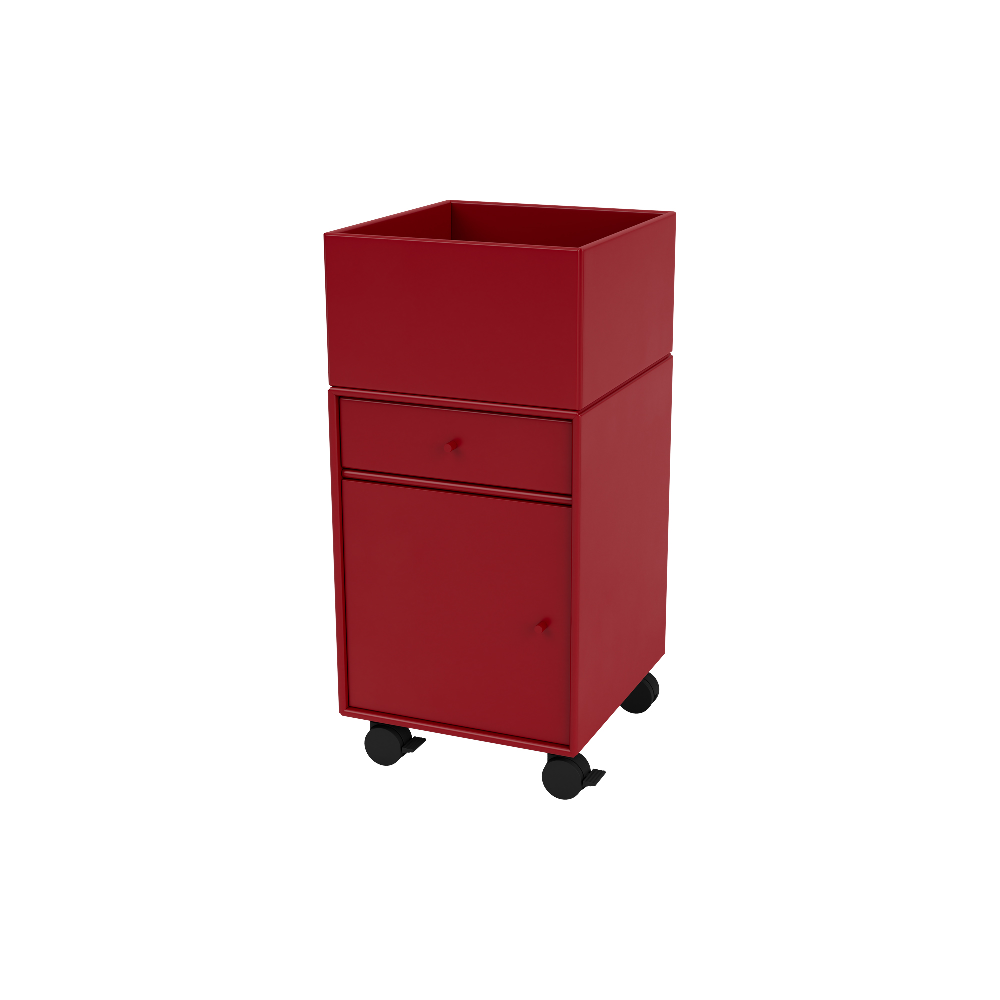 Montana Furniture - RUNNER opbevaring på hjul, 165 beetroot