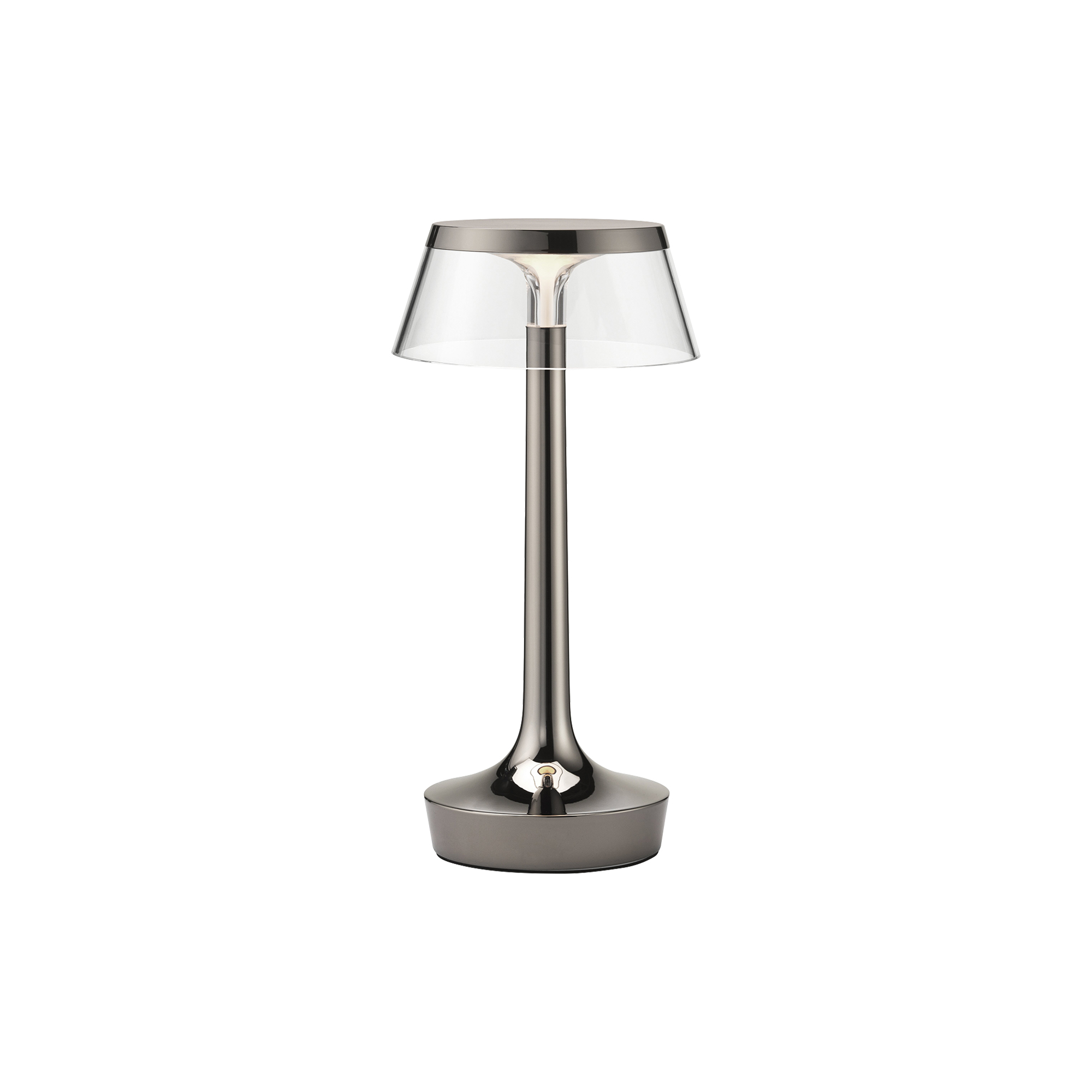 Flos - Bon Jour Unplugged Table Lamp, black chrome