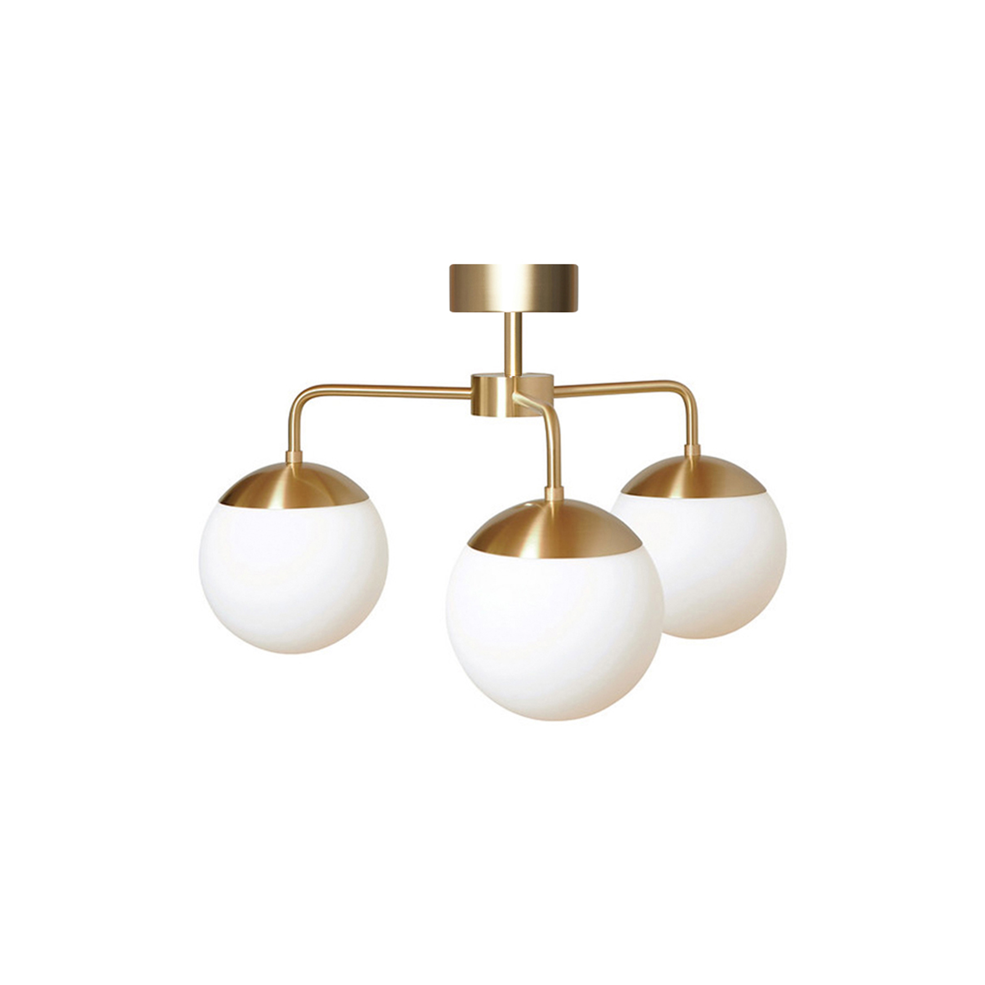 Rubn - Lord 3 Chandelier, brass/opal