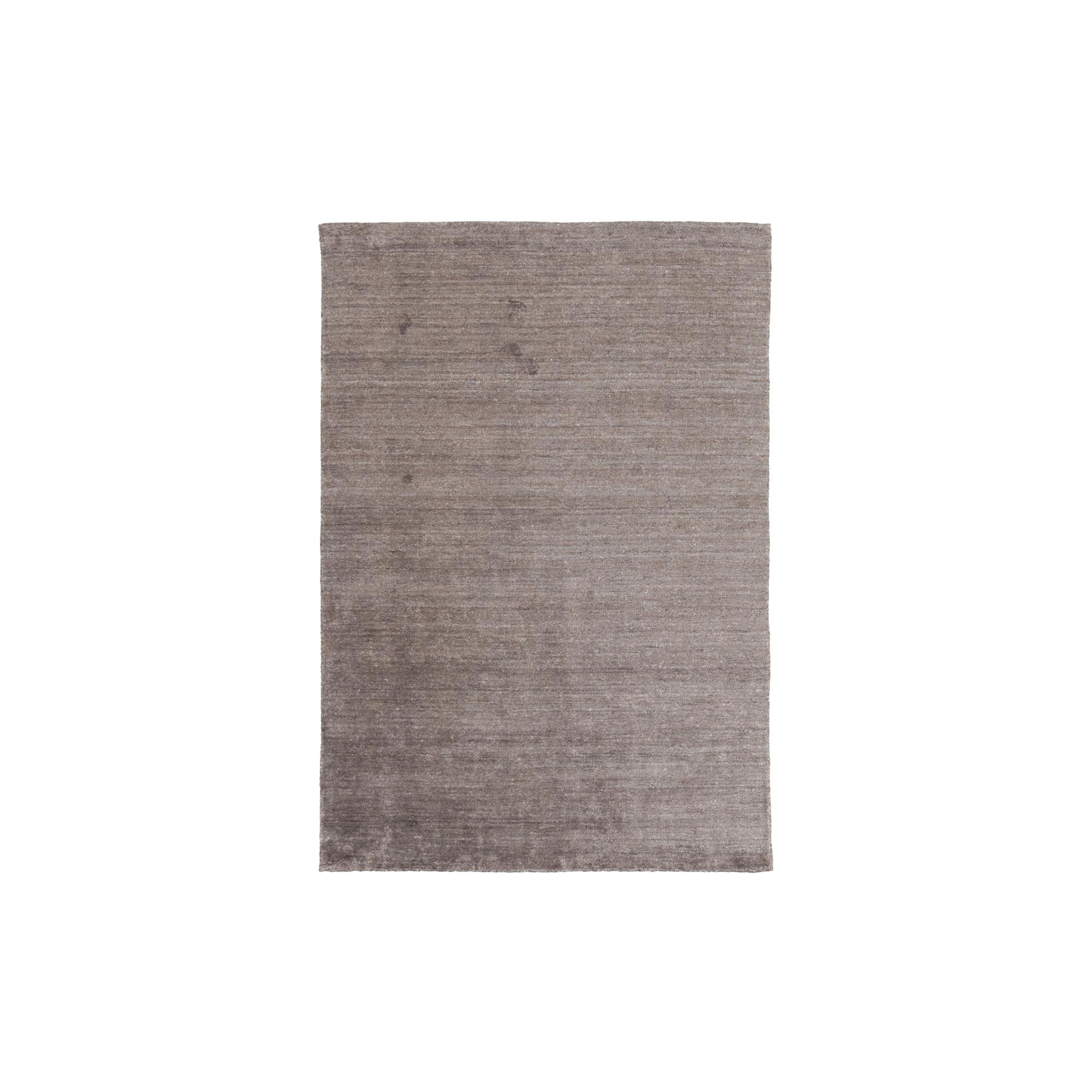 Rezas - Plain Dust gulvtæppe, dark brown - 200x300 cm