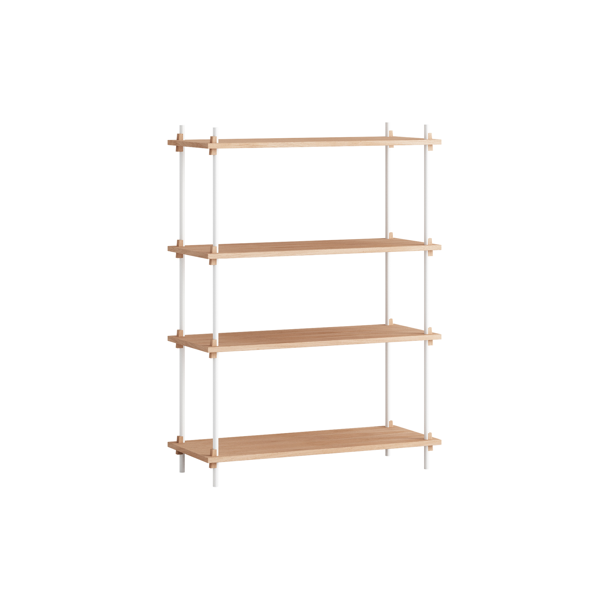 MOEBE - Shelving Classic Medium, oak/white