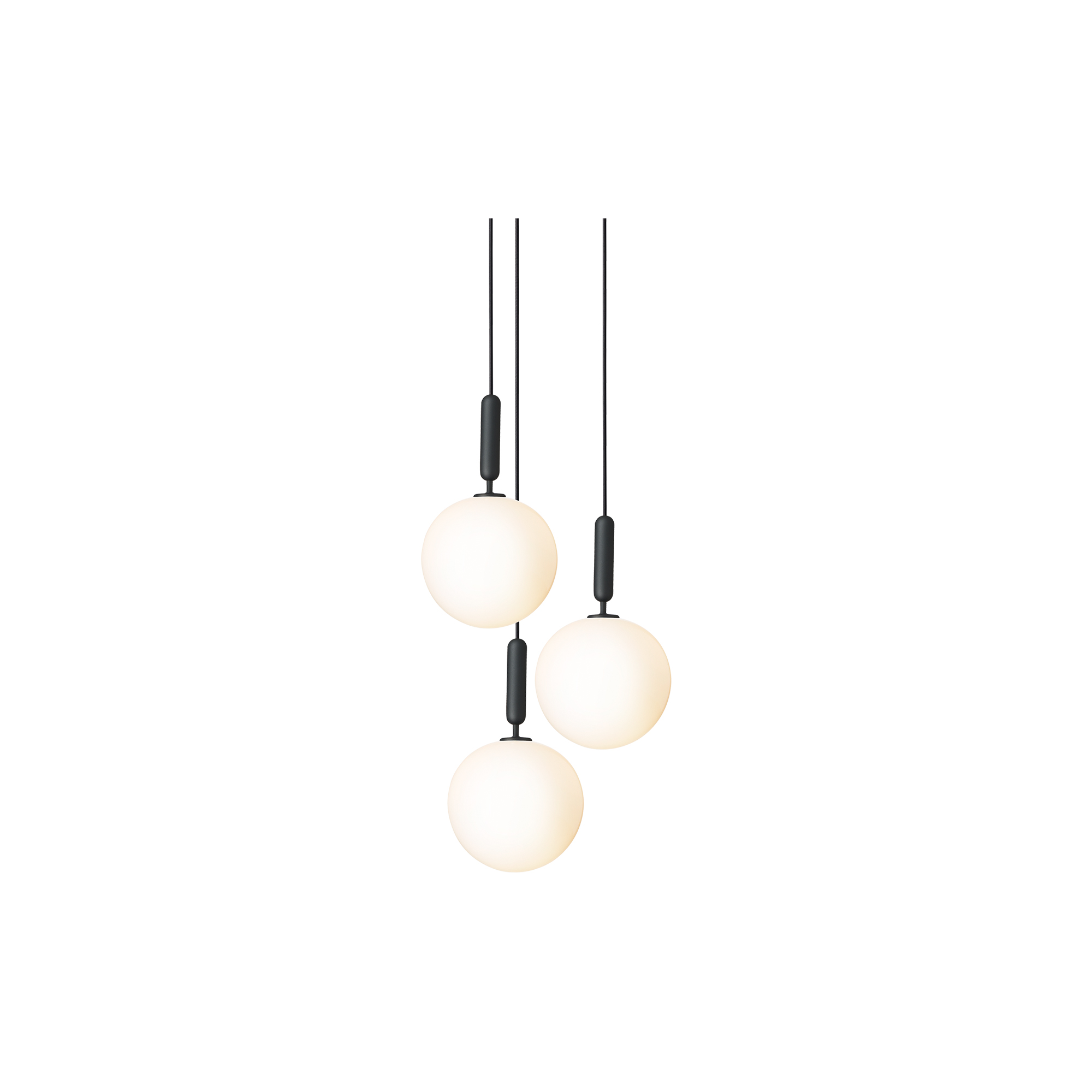 Nuura - Miira 3 Large Pendant, rock grey/opal