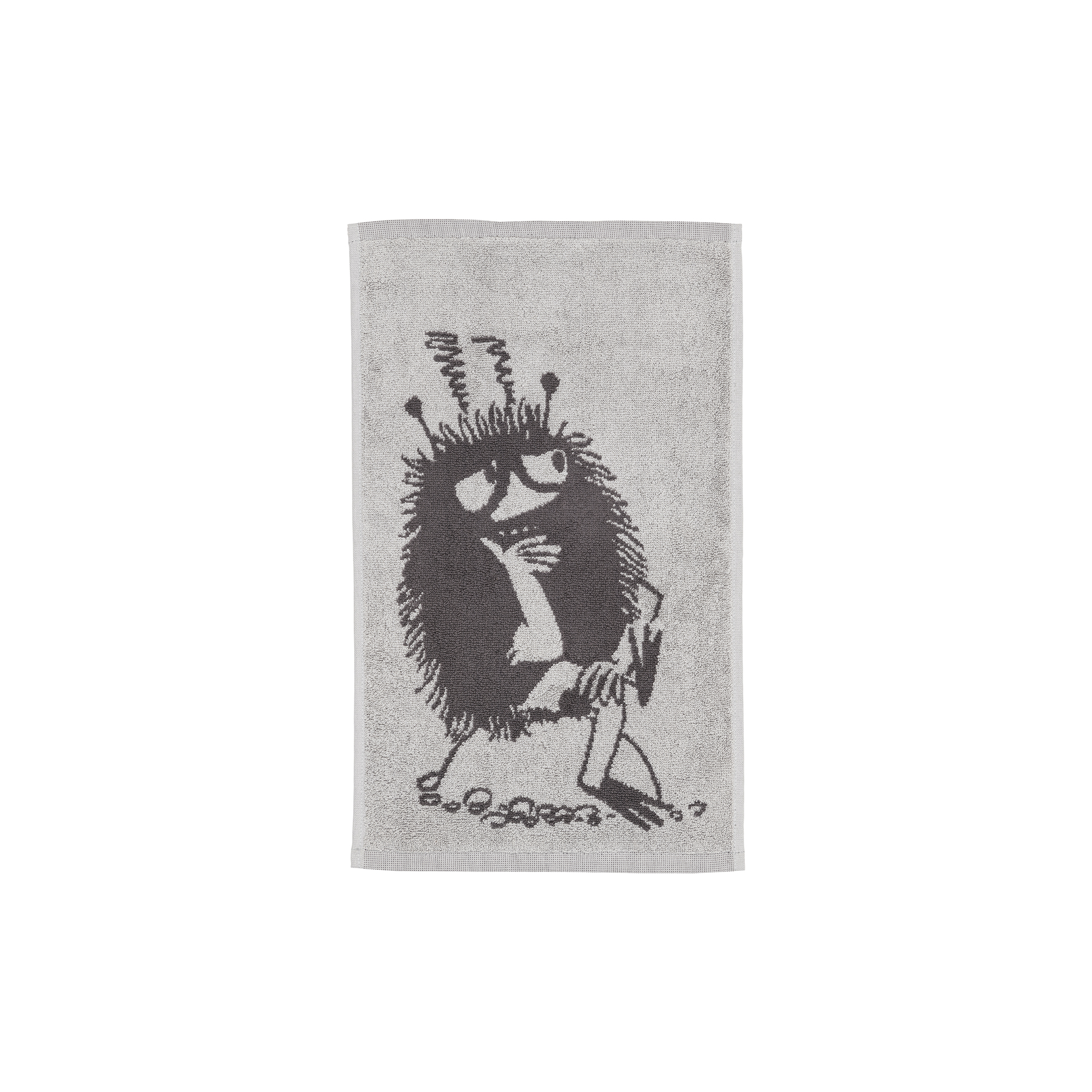 Moomin Arabia - Mumi håndklæde Stinky 30x50 cm, grå - 30x50 cm