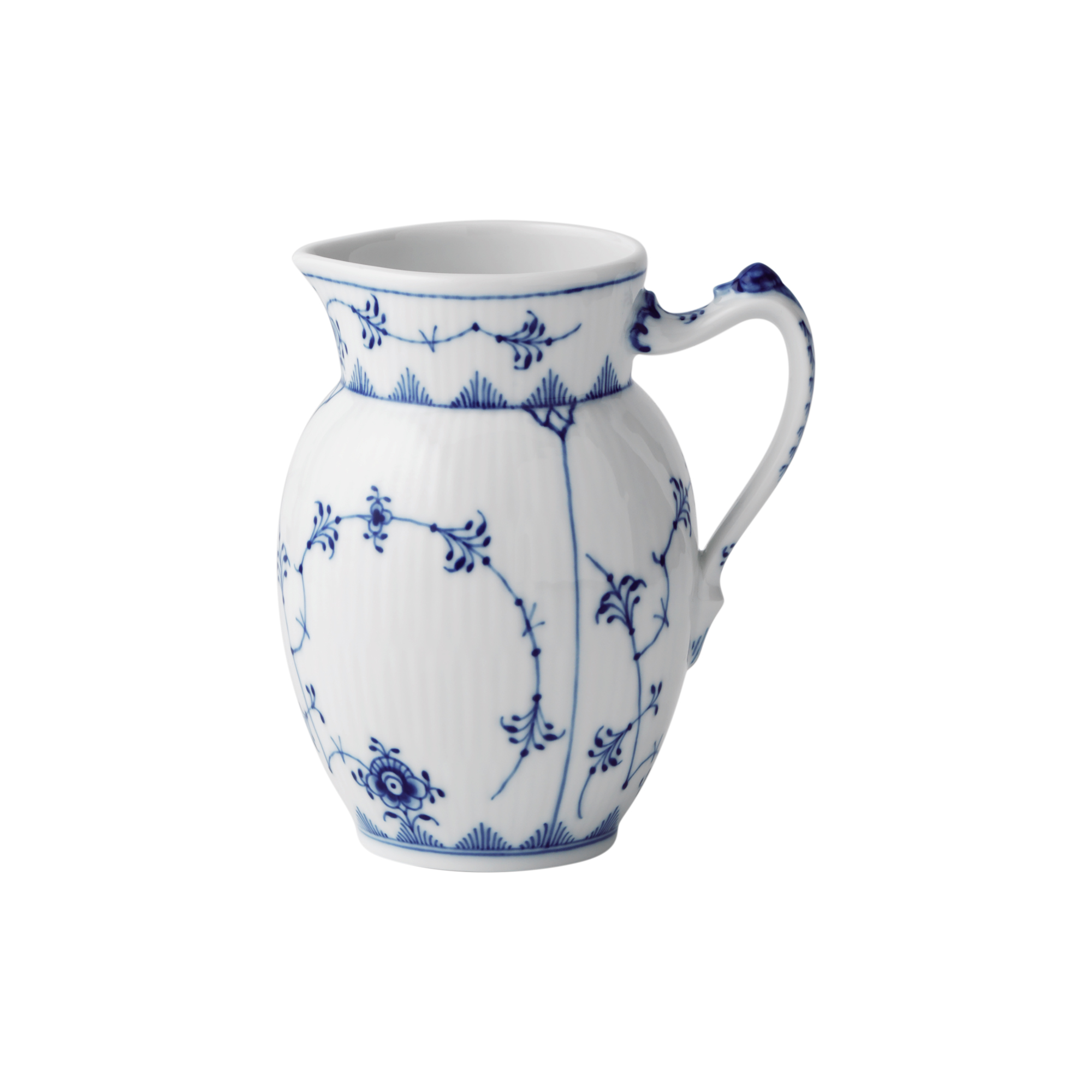 Royal Copenhagen - Musselmalet Riflet kande 38 cl - 38cl