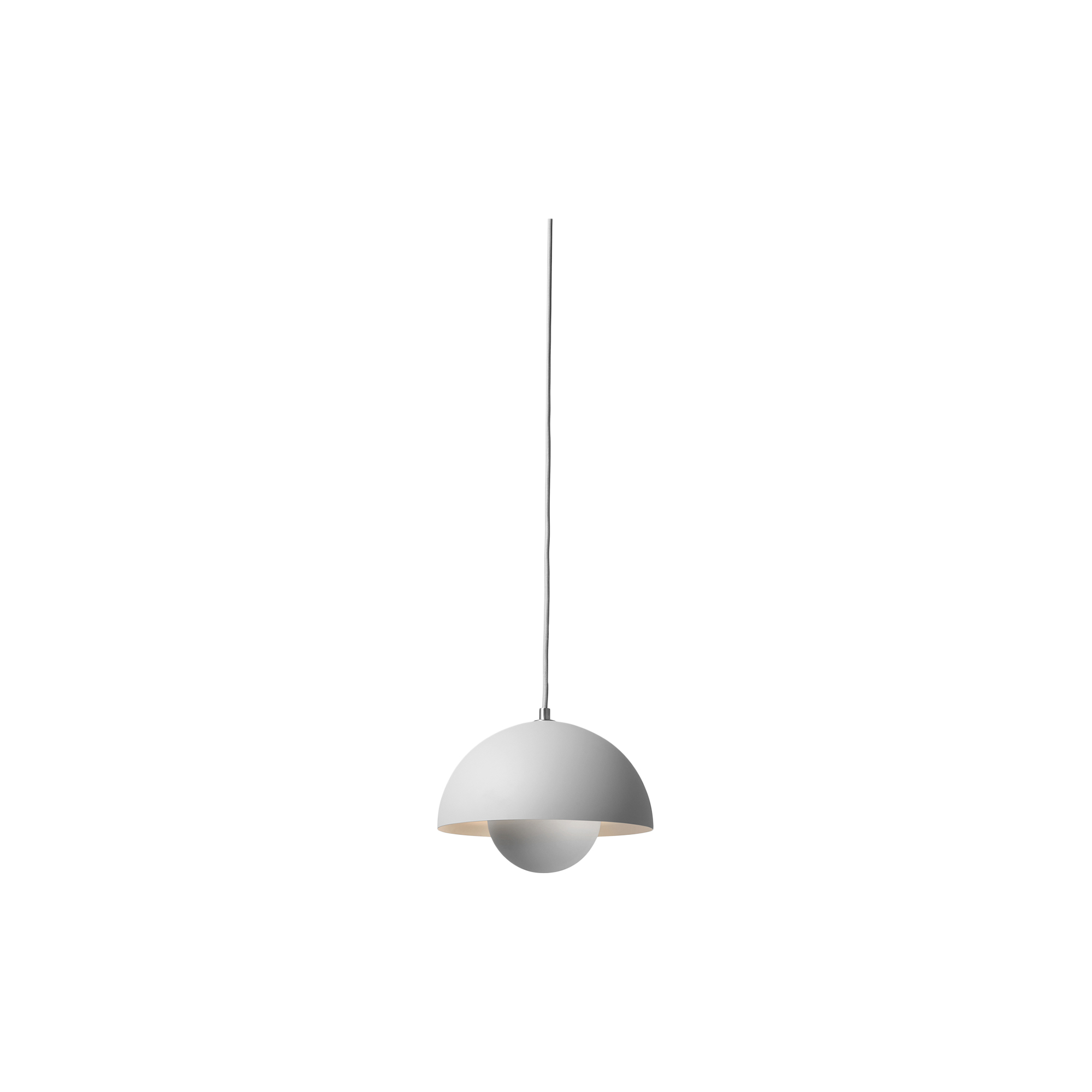 &Tradition - Flowerpot VP1 Pendant, matt light grey - H: 16 x Ø 23 cm.