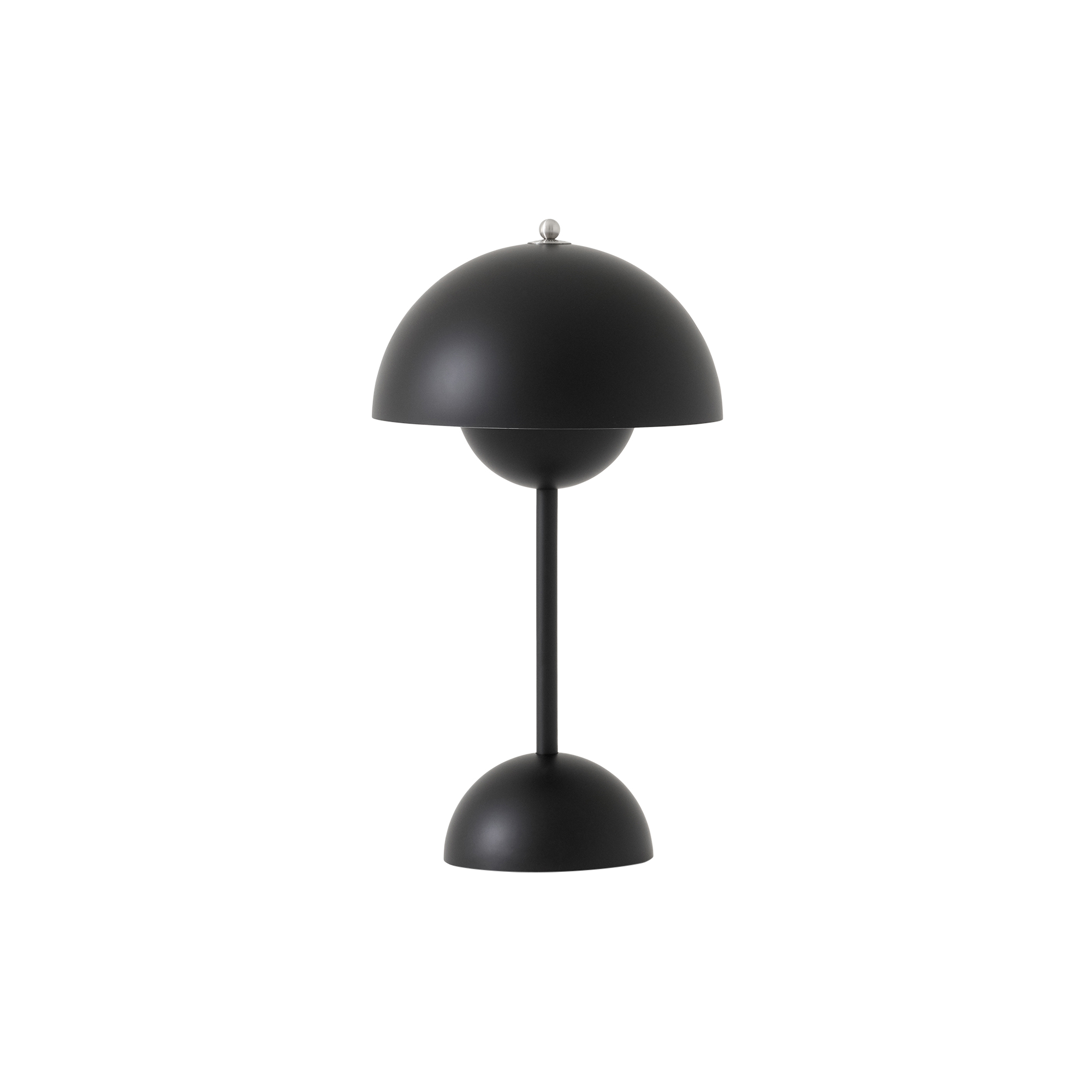 &Tradition - Flowerpot VP9 Portable Table Lamp, matt black - H: 29,5 x Ø 16 cm.