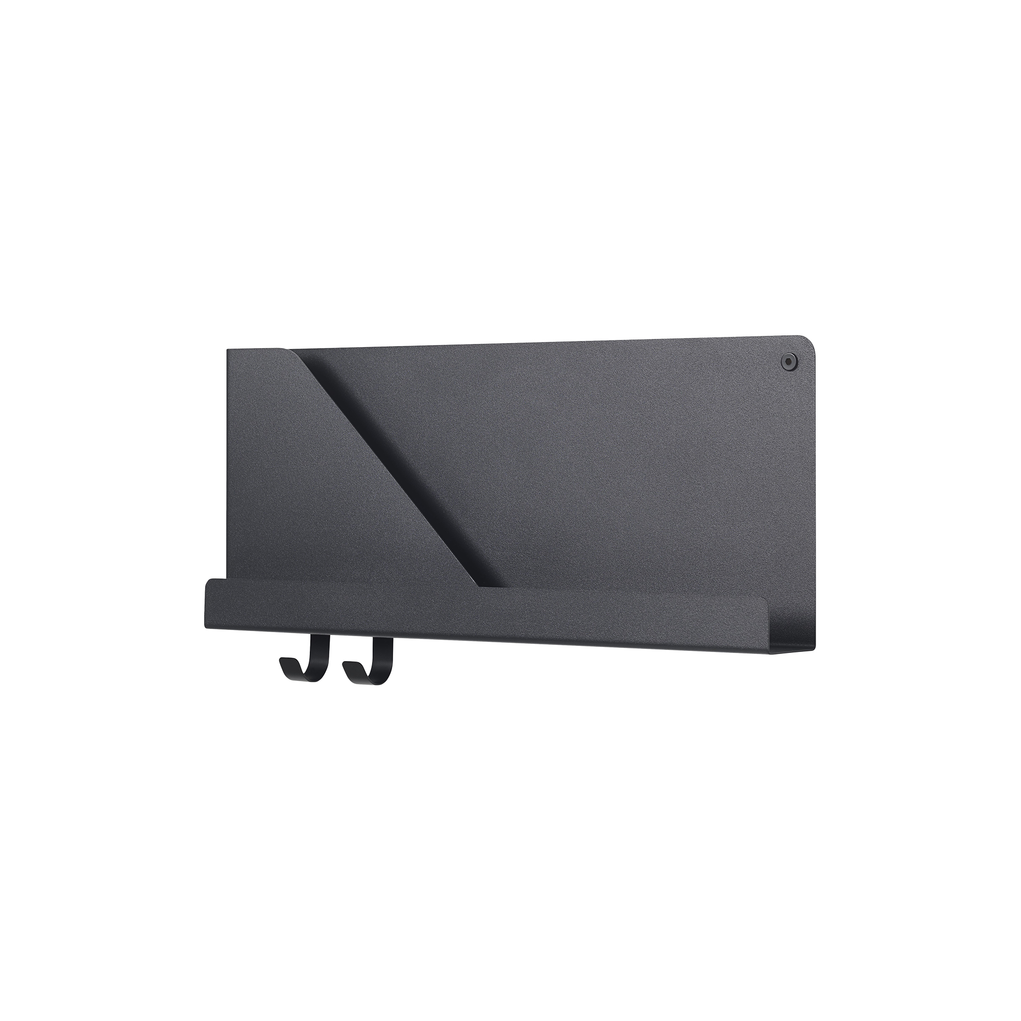 Muuto - Folded Shelves, black - 51x22 cm