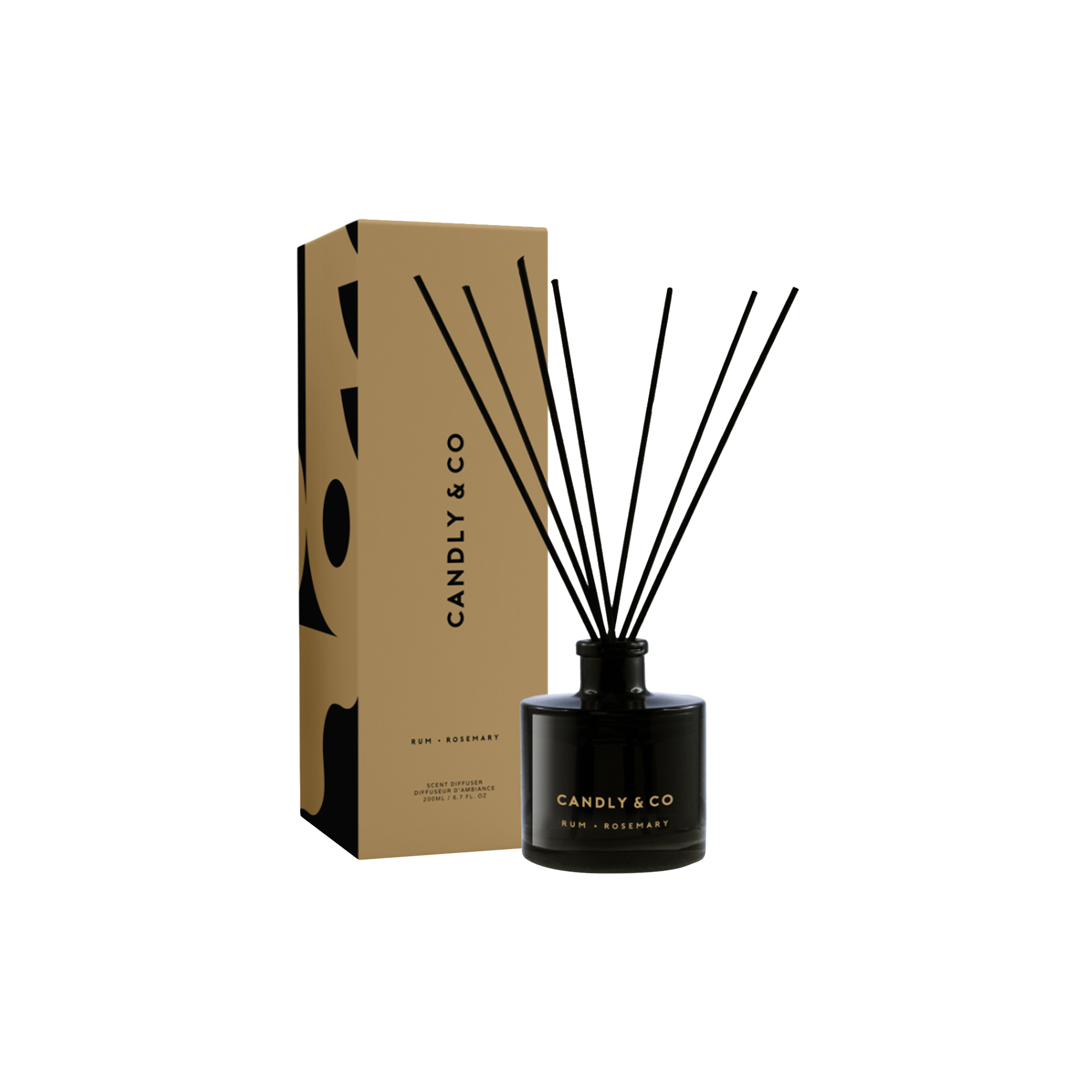 Candly & Co - No. 2 Diffuser, Rum/Rosemary