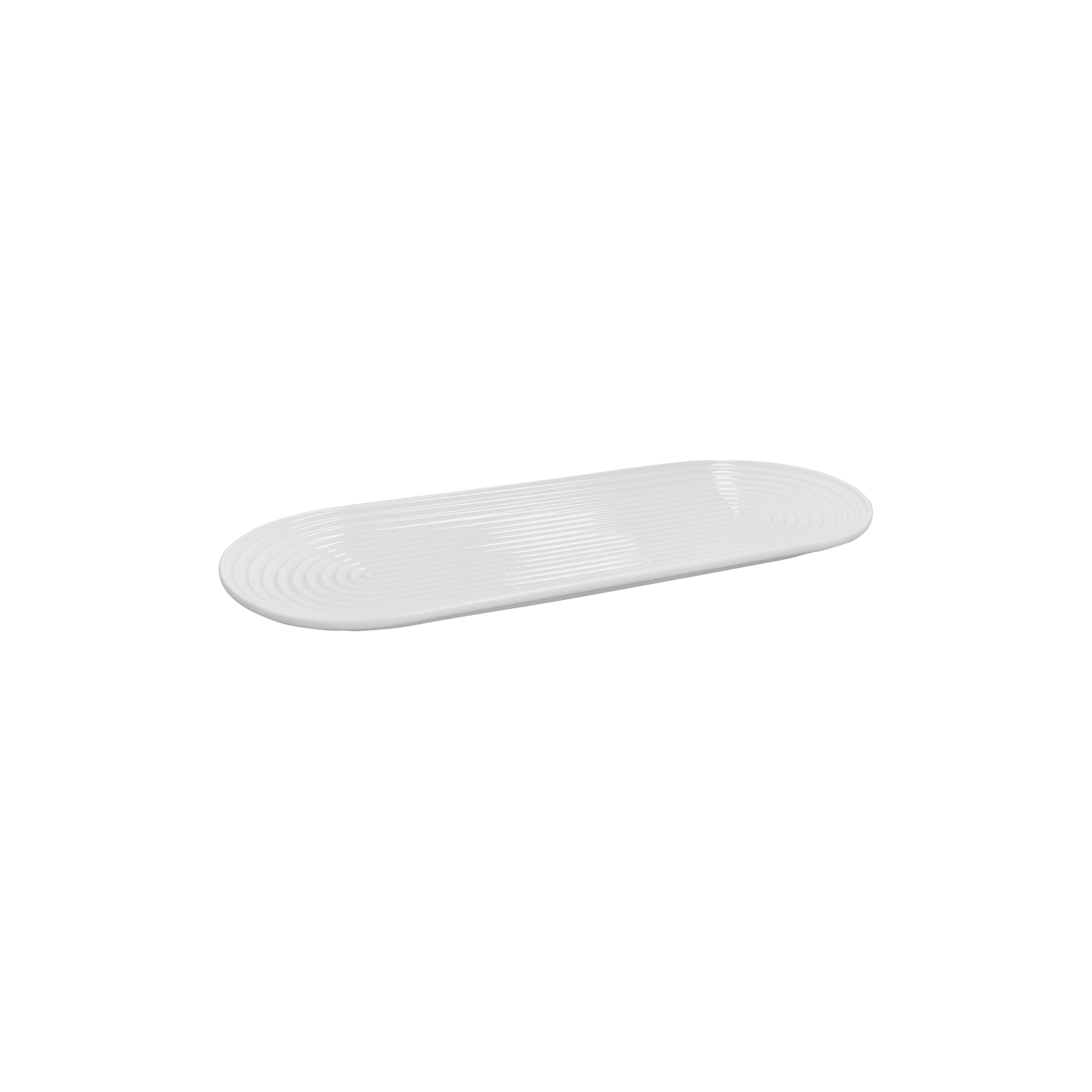 Lyngby Porcelæn - Lyngby Tura Ovalt serveringsfad Medium - Medium