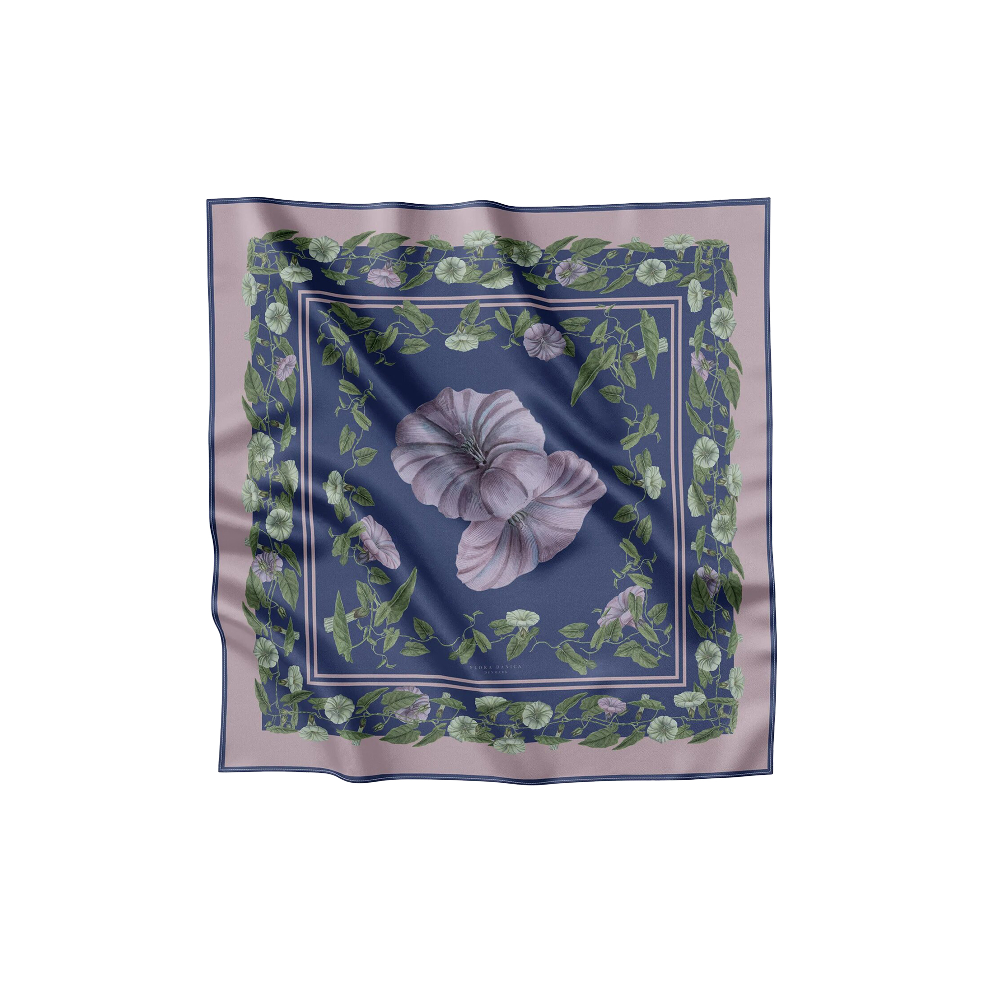 Flora Danica Denmark - Violet Nightshade silketørklæde - 90x90 cm