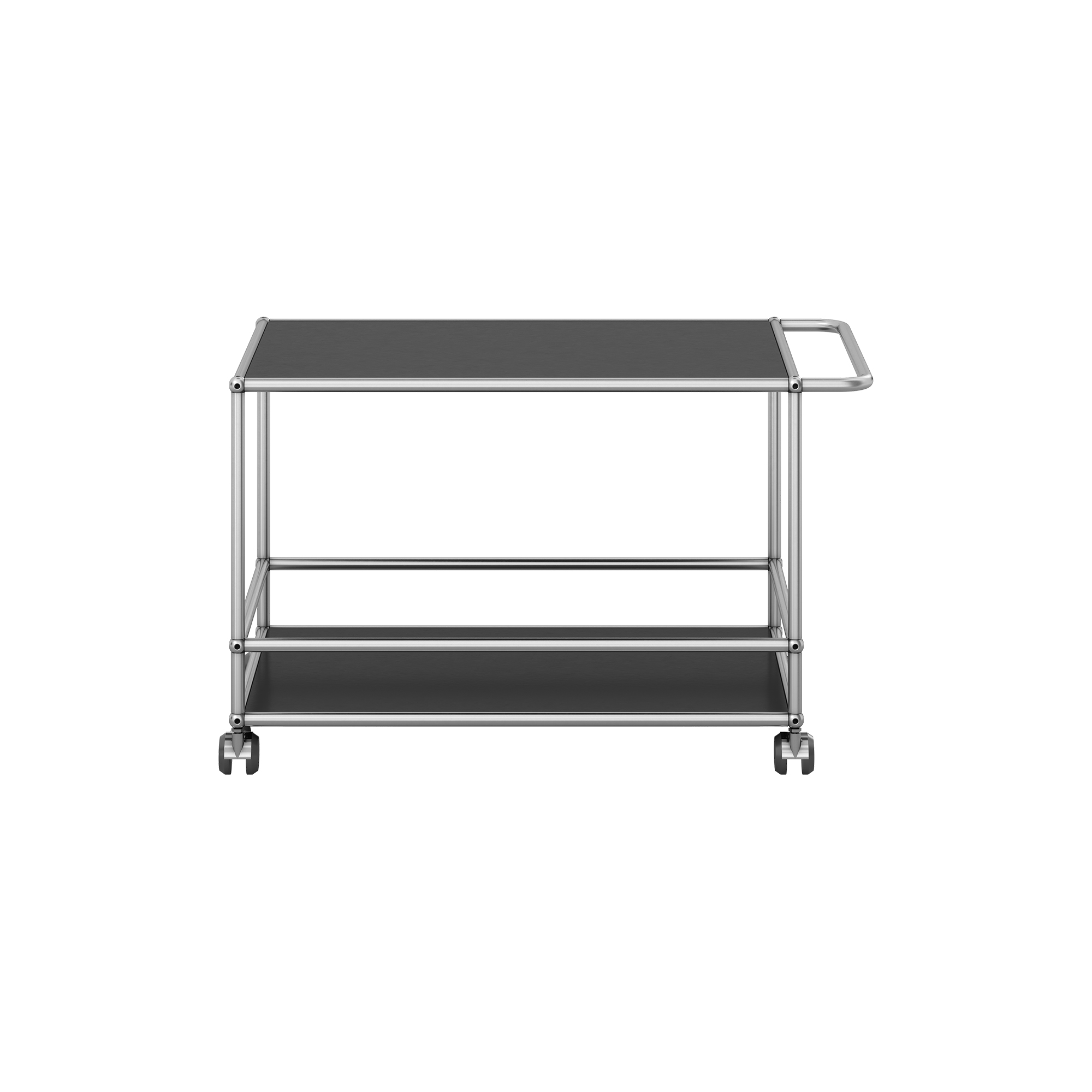 USM Haller - USM Haller | Model L | Graphite Black | Serveringsvogn