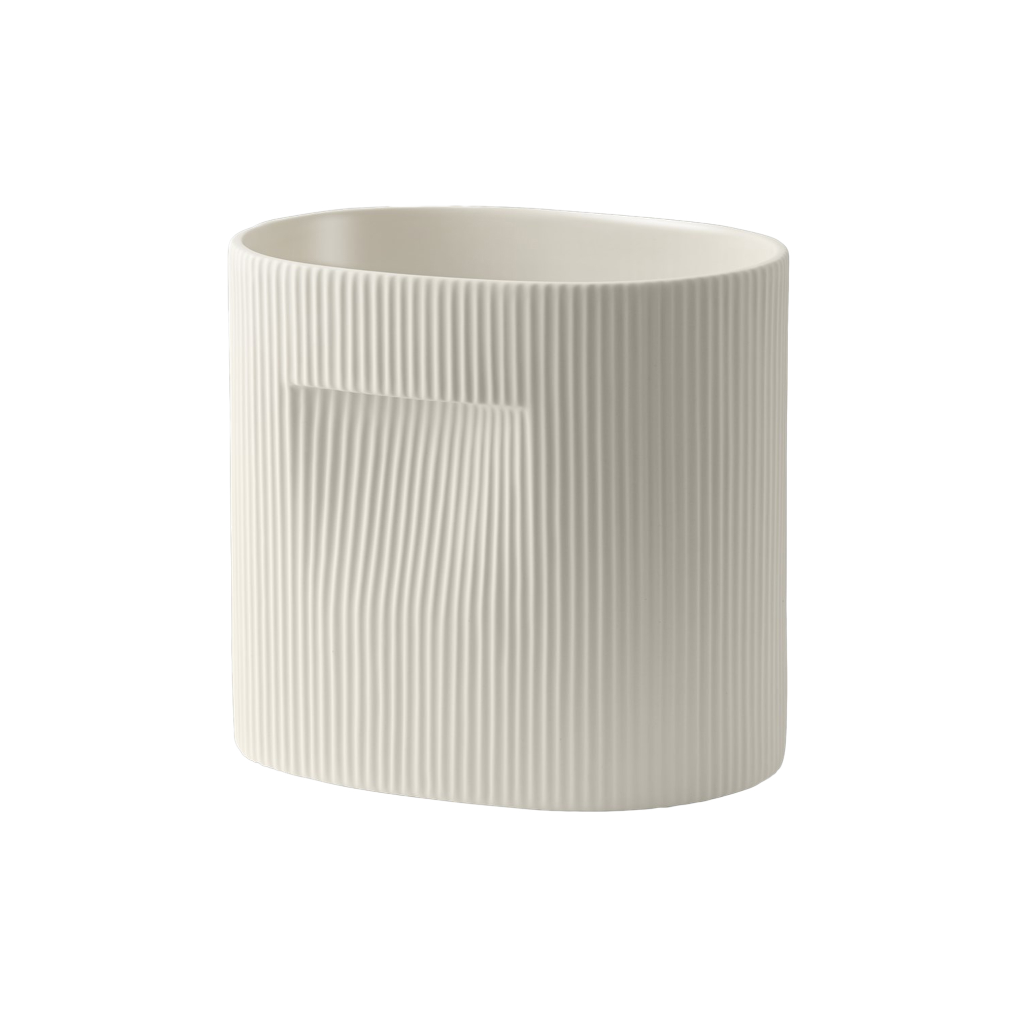 Muuto - Ridge Planter, off white - H24 cm