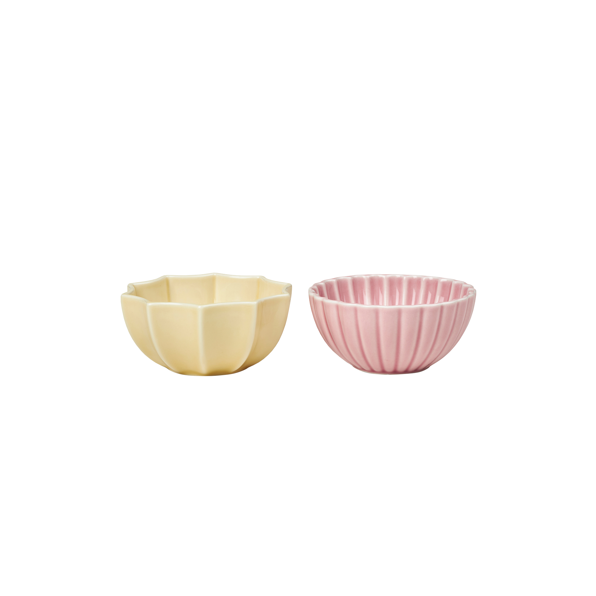 Dottir Nordic Design - Samsurium sæt af 2 mini skåle, mimosa/blush