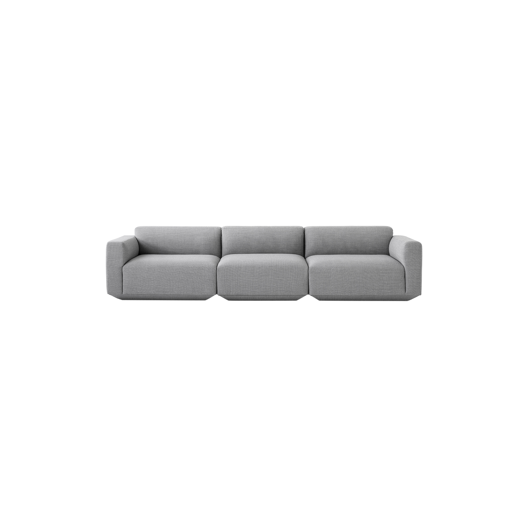 &Tradition - Develius modulsofa D, lysegrå - H: 70 x L: 309 x D: 89 cm.