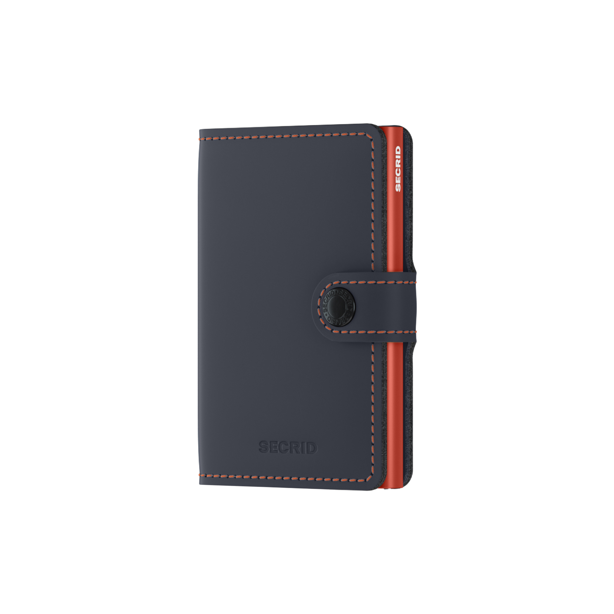Secrid - Miniwallet, matte nightblue/orange