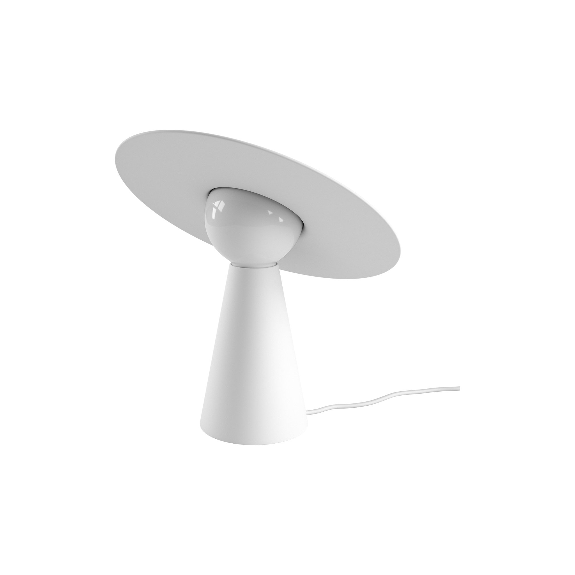 MOEBE - Ceramic Table Lamp, white