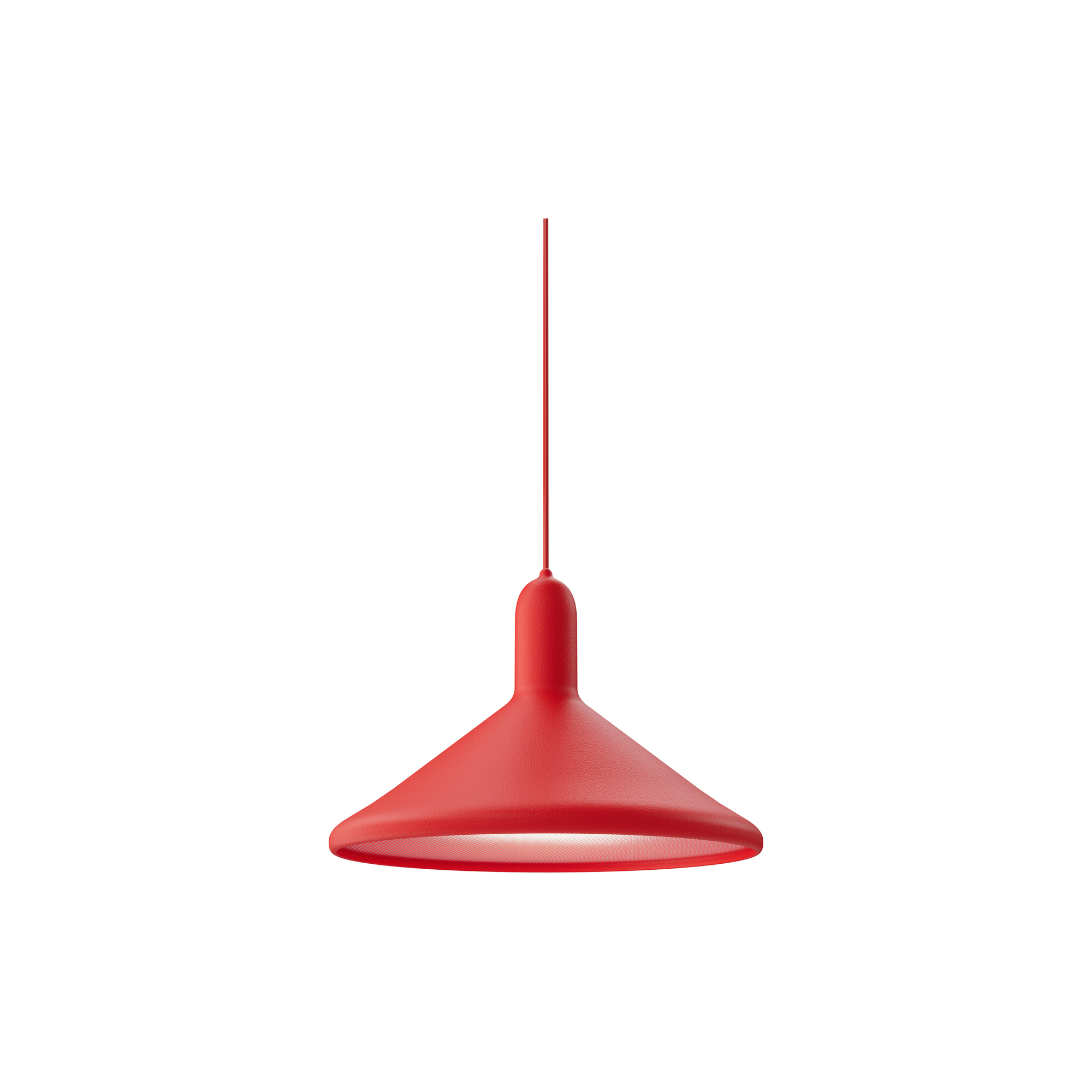 Established & Sons - TORCH LIGHT S3 Cone, red