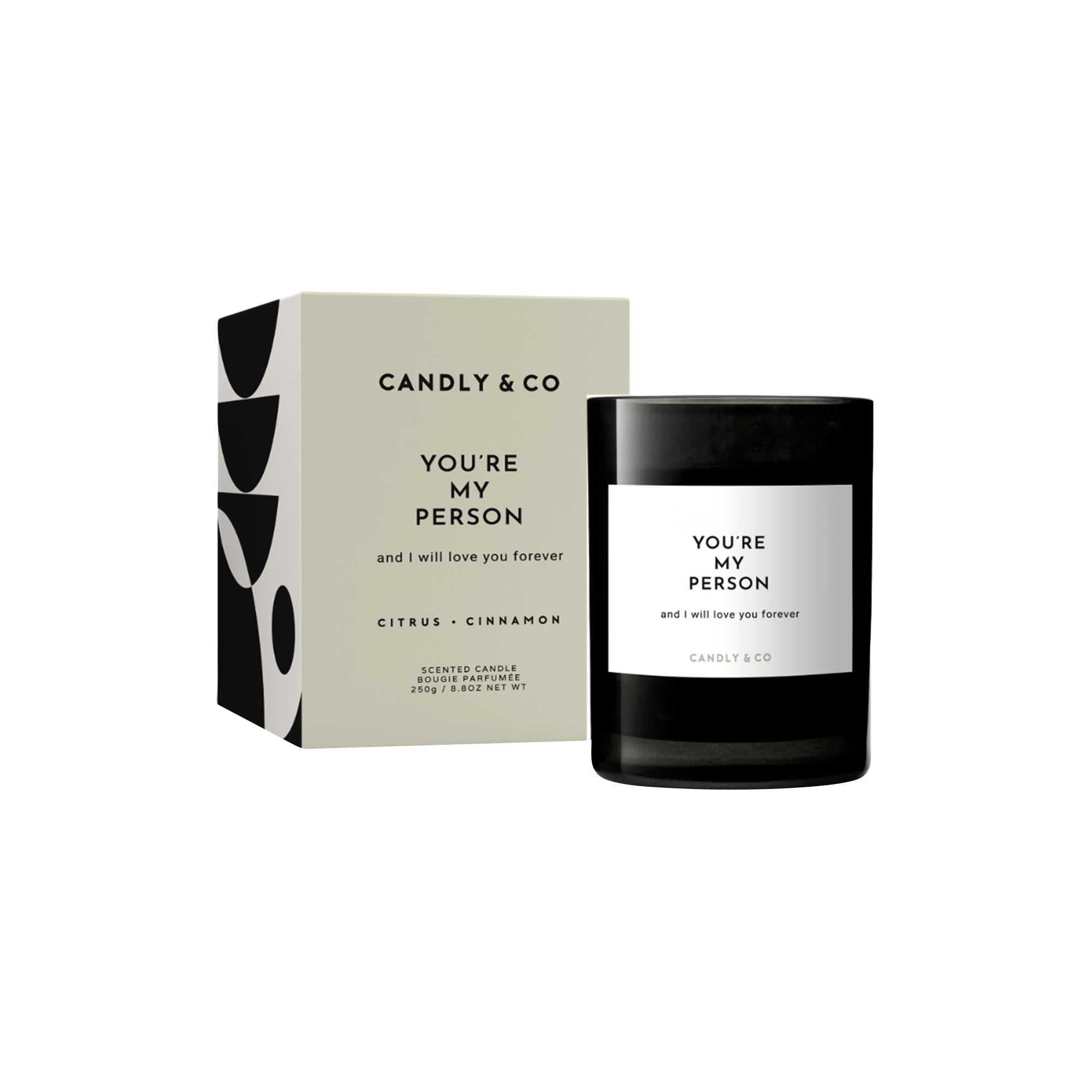 Candly & Co - No. 3 Candle, You are my person and I will love you forever
