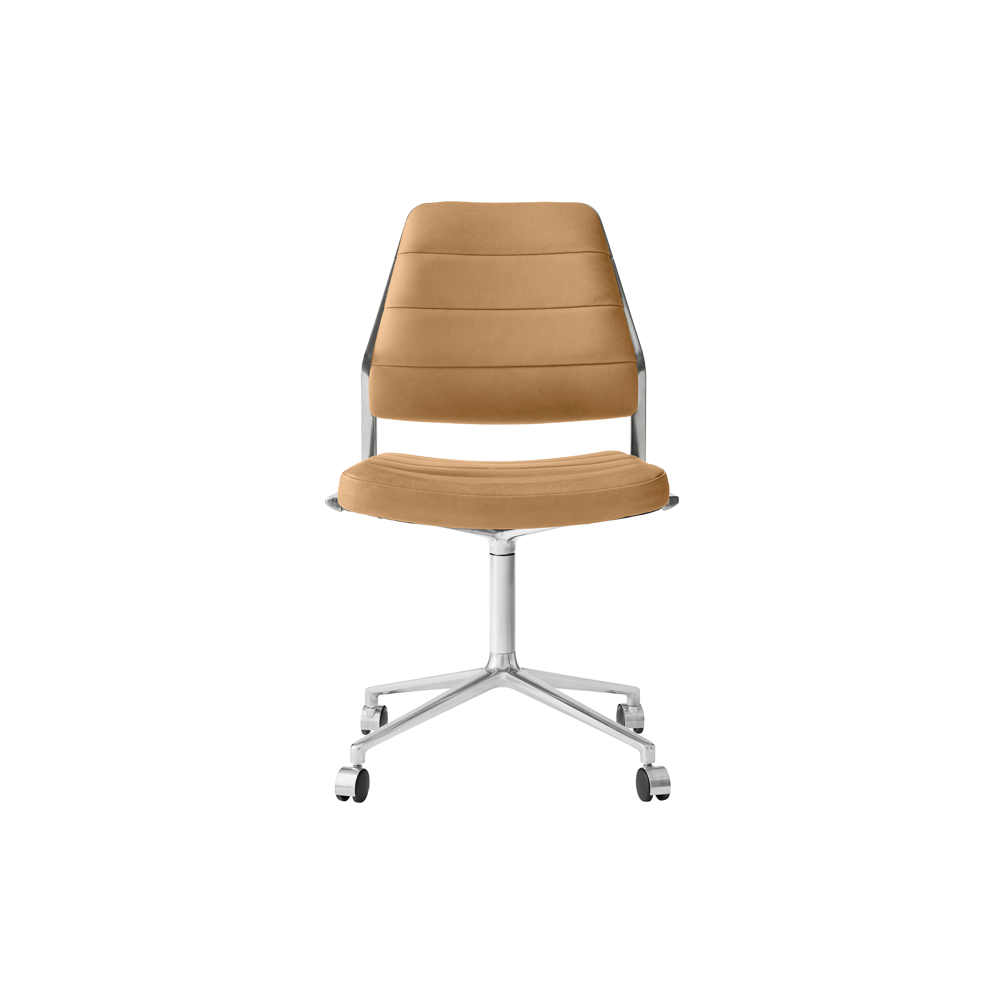 Vipp - VIPP454 | Swivel Chair | Castors | Camel | Stol