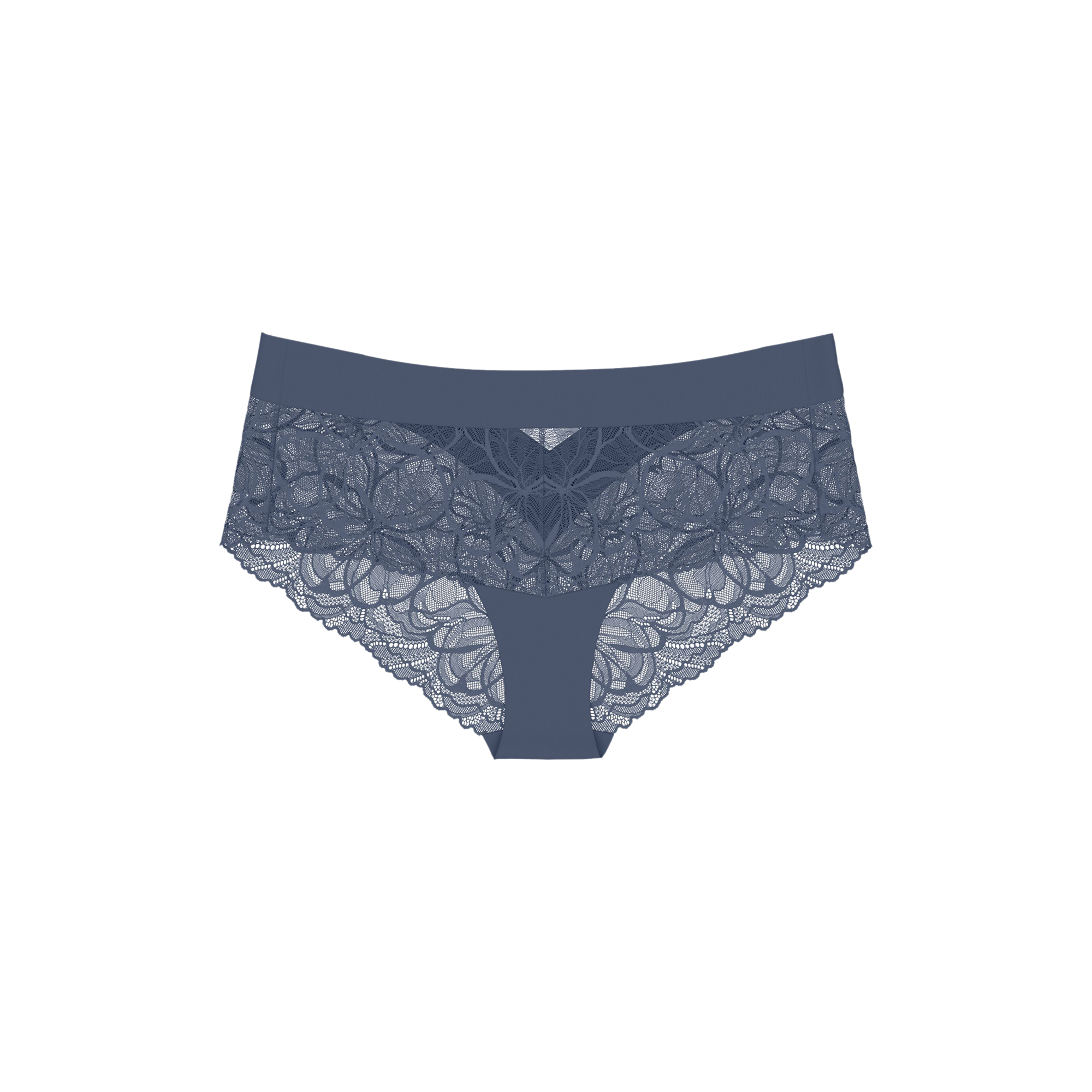 Triumph - Body Make-Up Illusion Lace Shorty, indigo veil - Str. 38