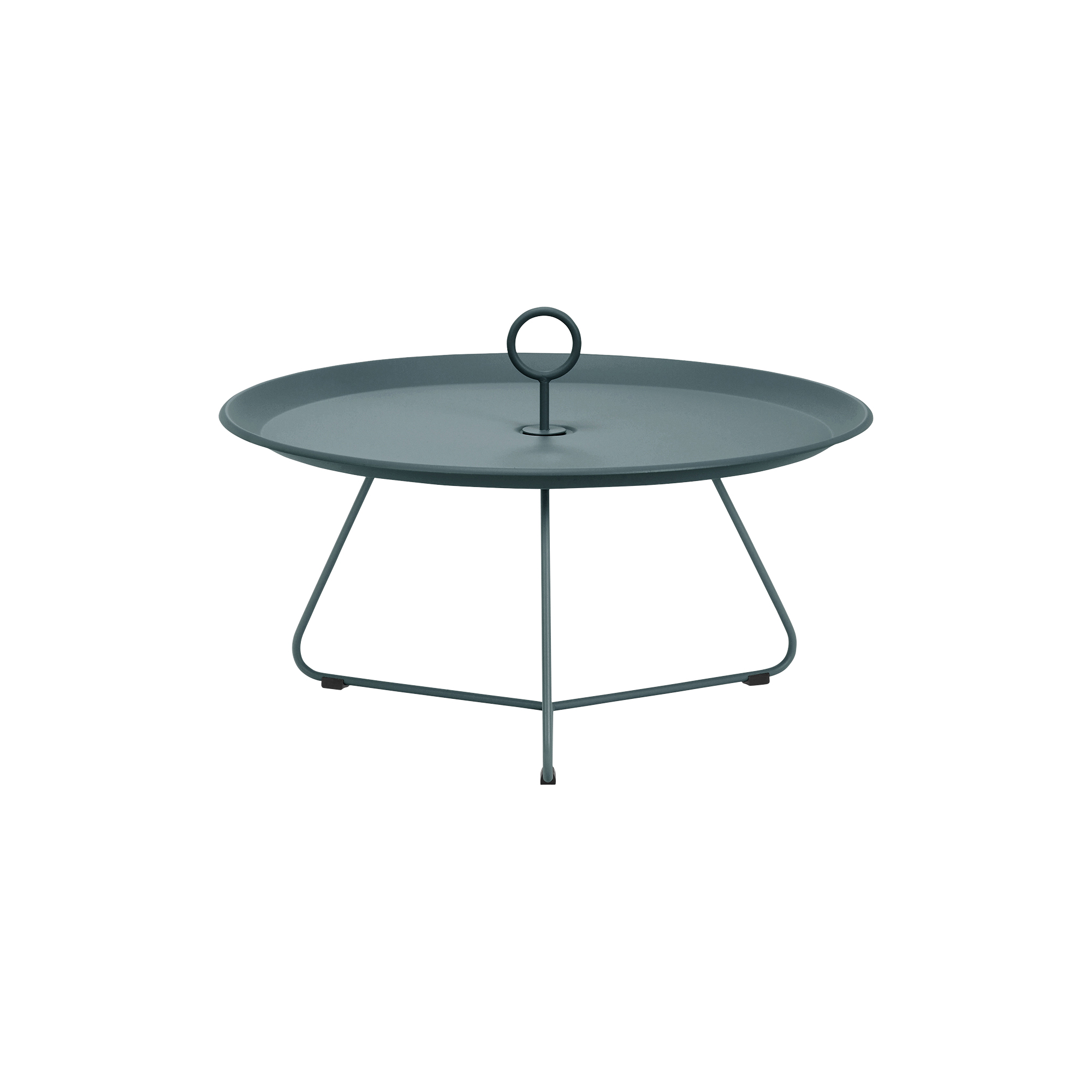 HOUE - EYELET bakkebord, pine green - H: 35 x Ø 70 cm.