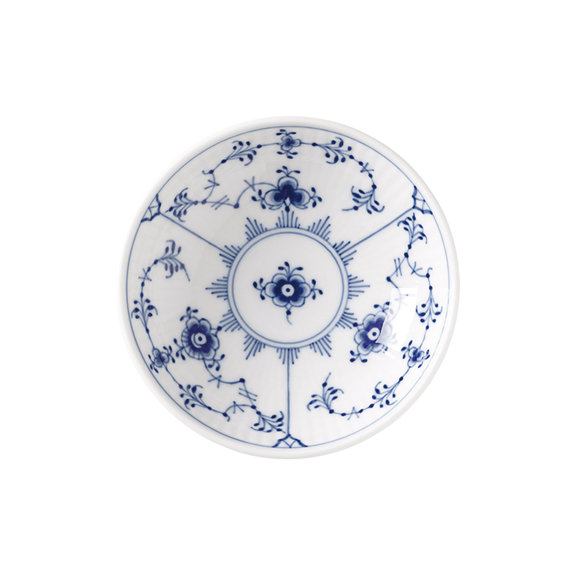 Royal Copenhagen - Musselmalet Riflet skål 9 cl