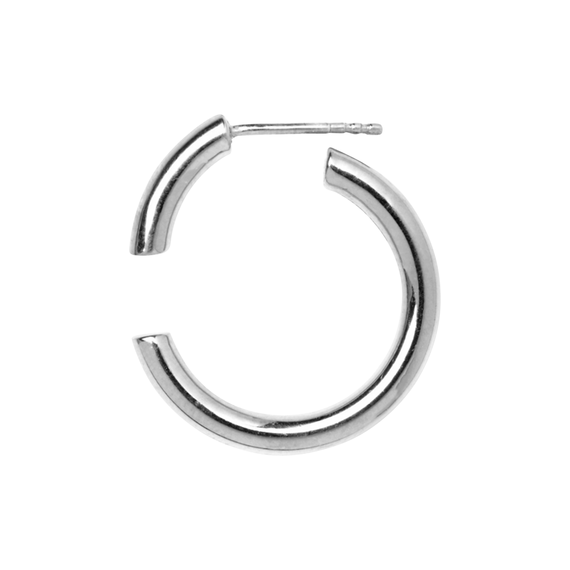 Maria Black - Disrupted Hoop, silver - 22