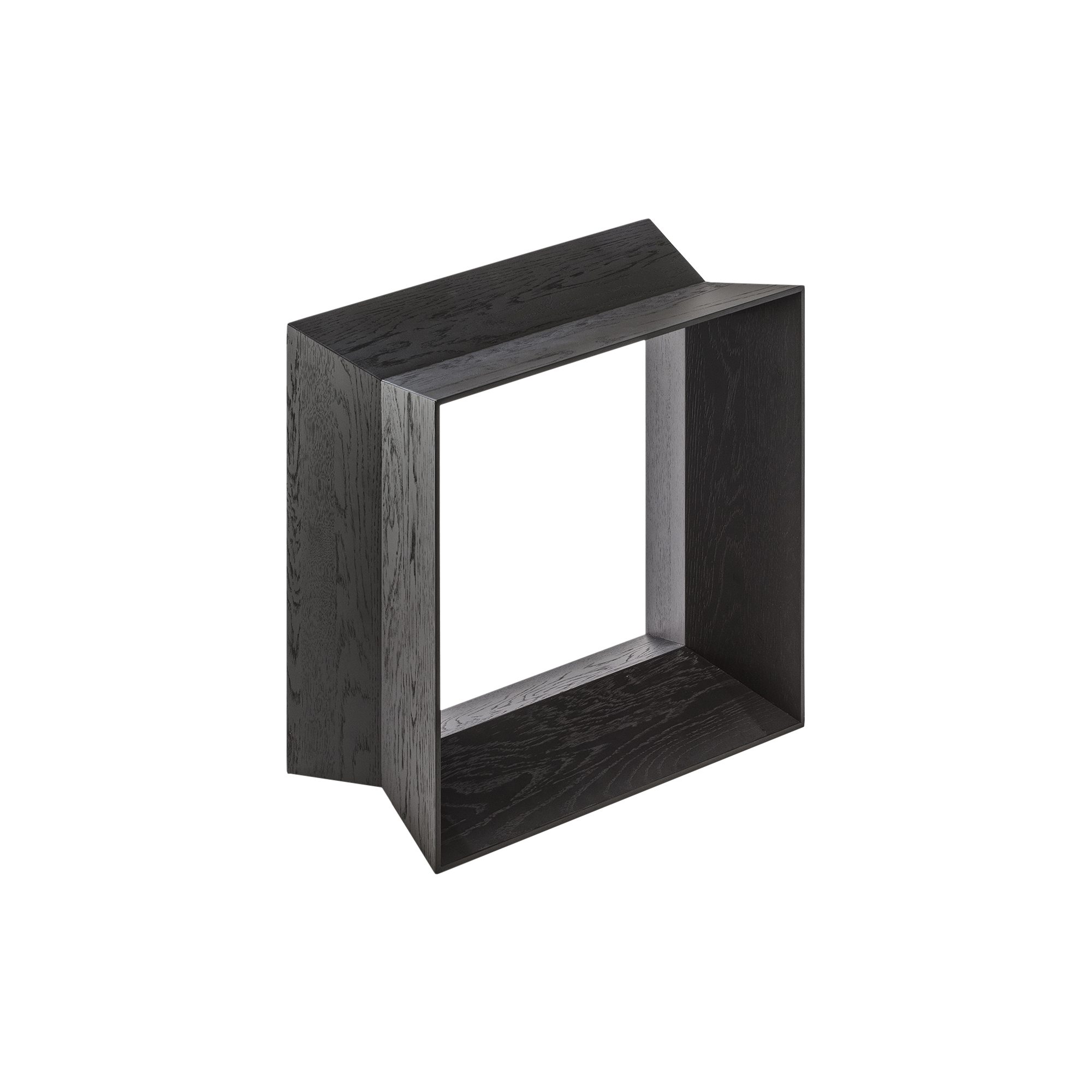MOTARASU - REFLEX skammel, blacklaquered oak