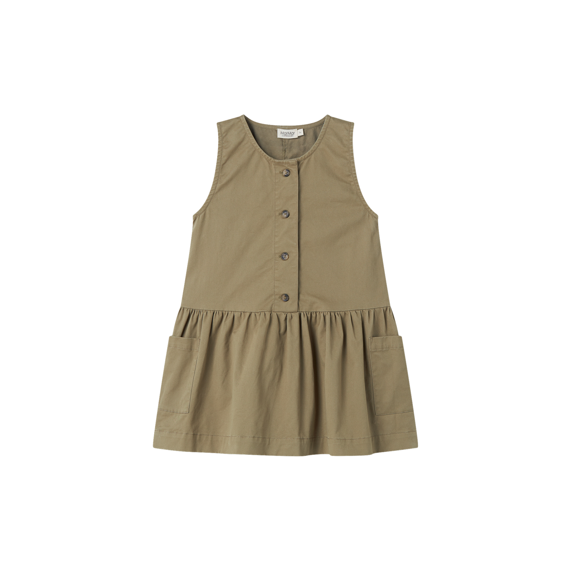 MarMar Copenhagen - Davo Dress, palm leaves - Str. 5Y-110