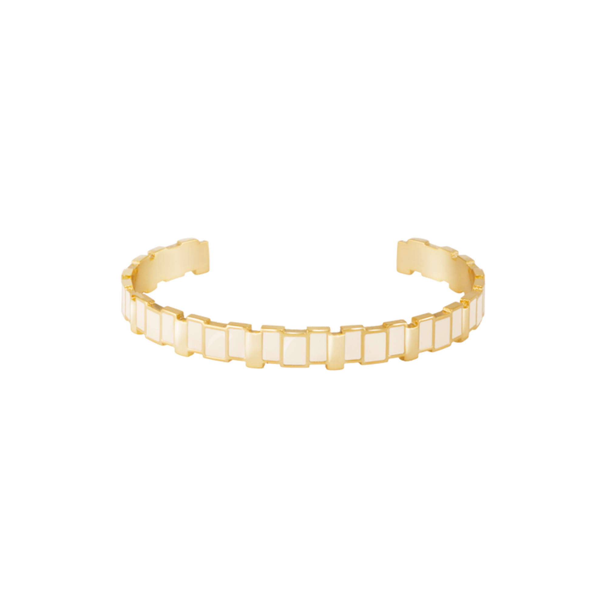 bangle up - INES MULTICO bracelets, sand white