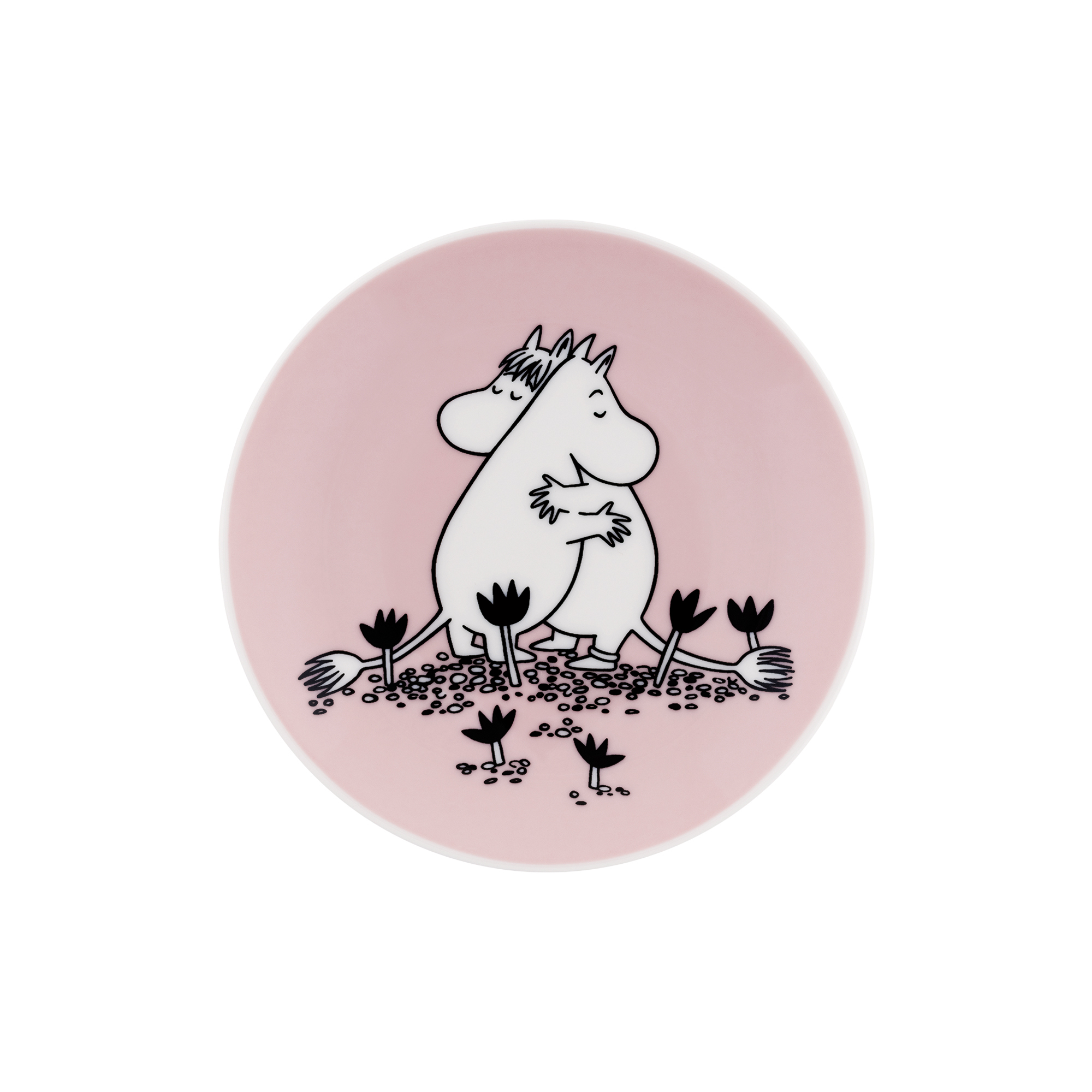 Moomin Arabia - Mumi mini tallerken Kærlighed, pink