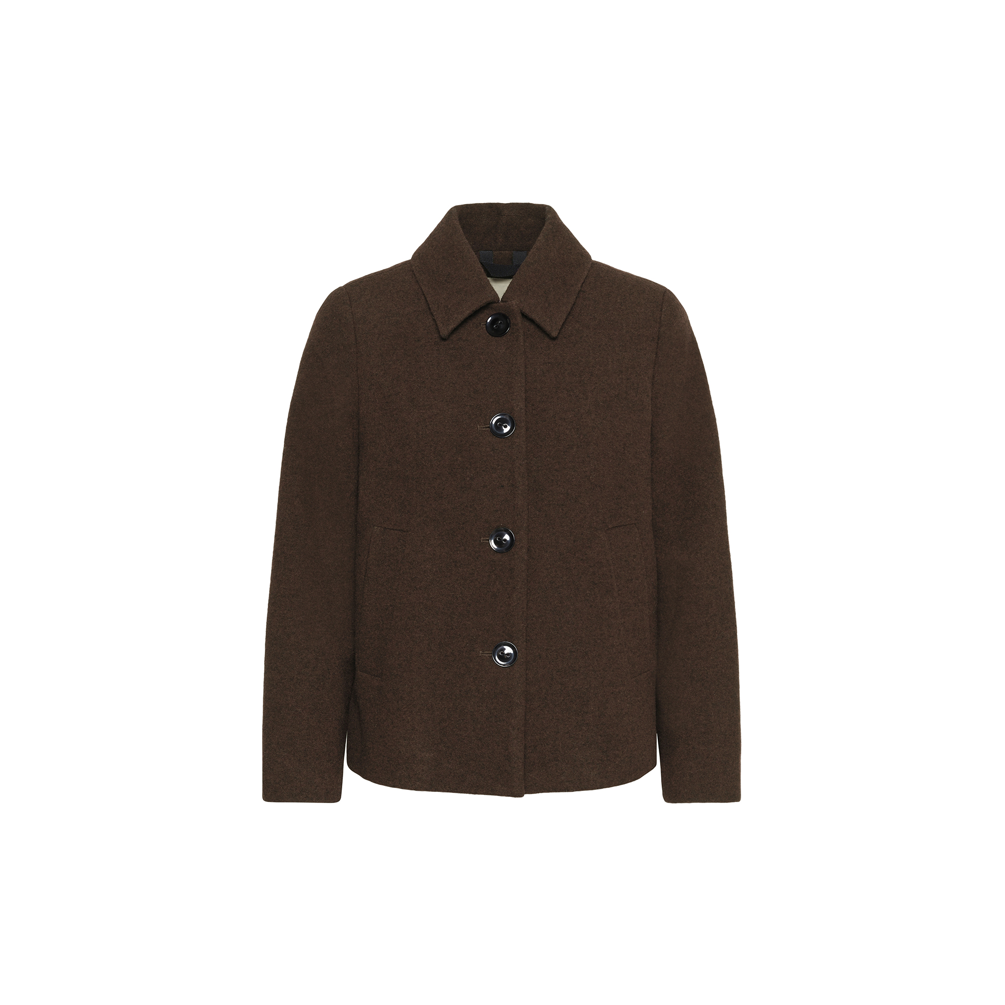 Part Two - LamillaPW Coat, downtown brown melange - Str. 36
