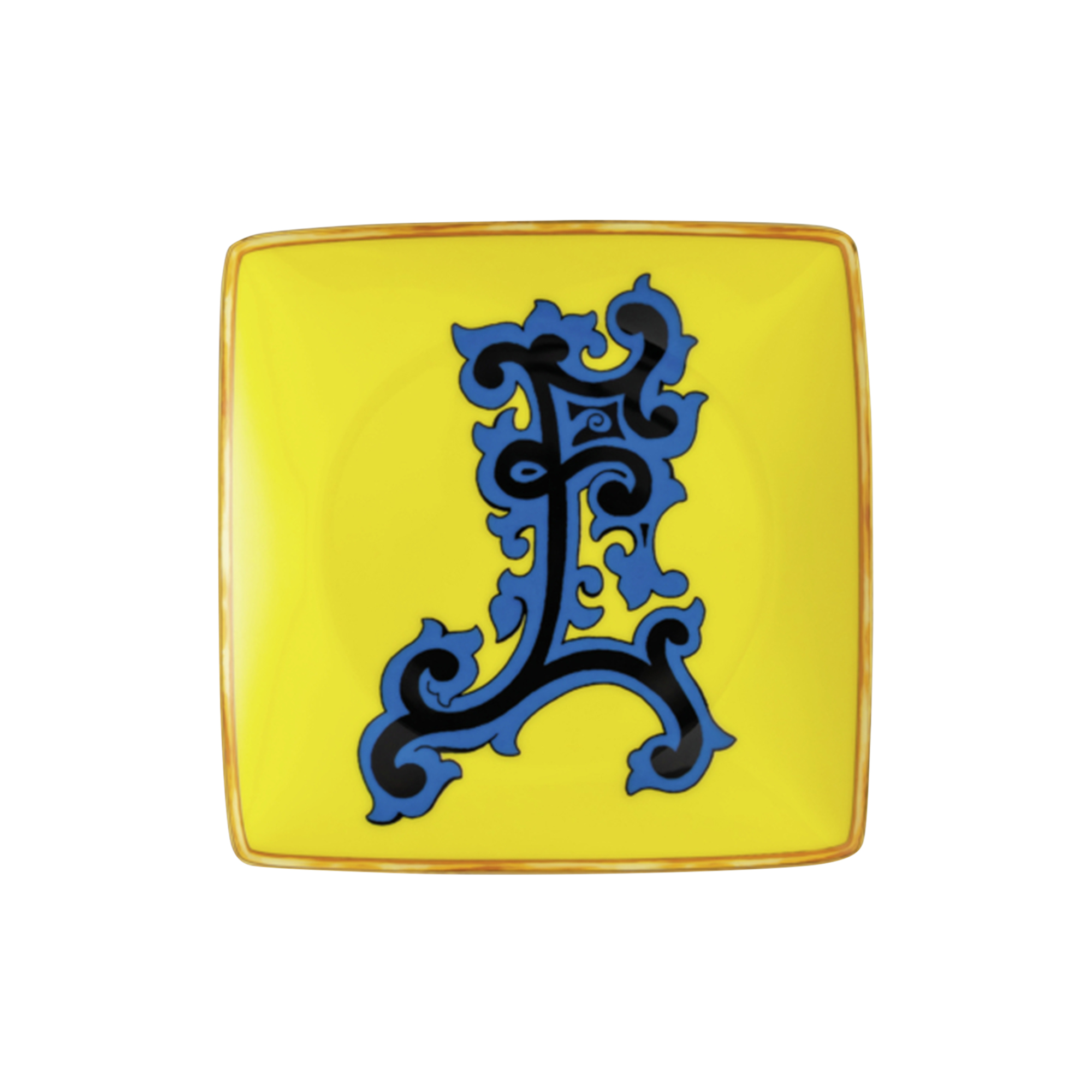 Rosenthal x Versace - Versace Alphabet Dish E, Alphabet Collection
