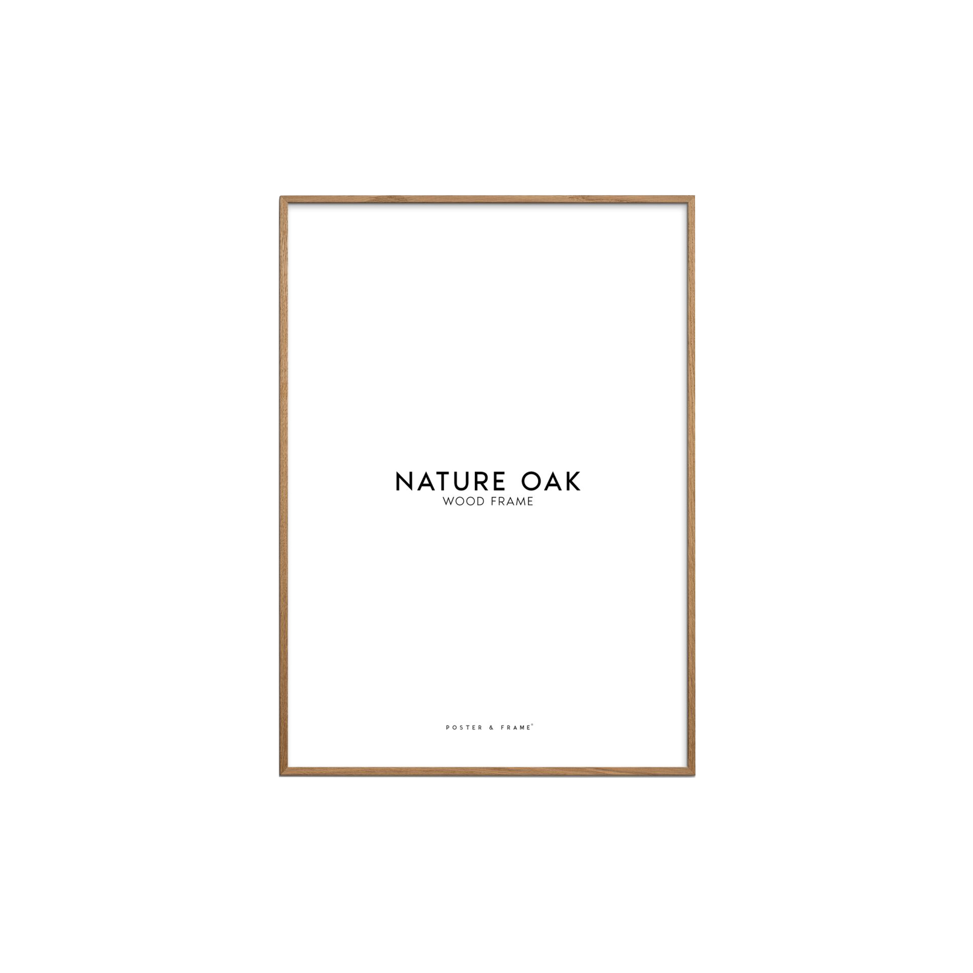 Poster & Frame - Wood Frame, oak - 50x70 cm