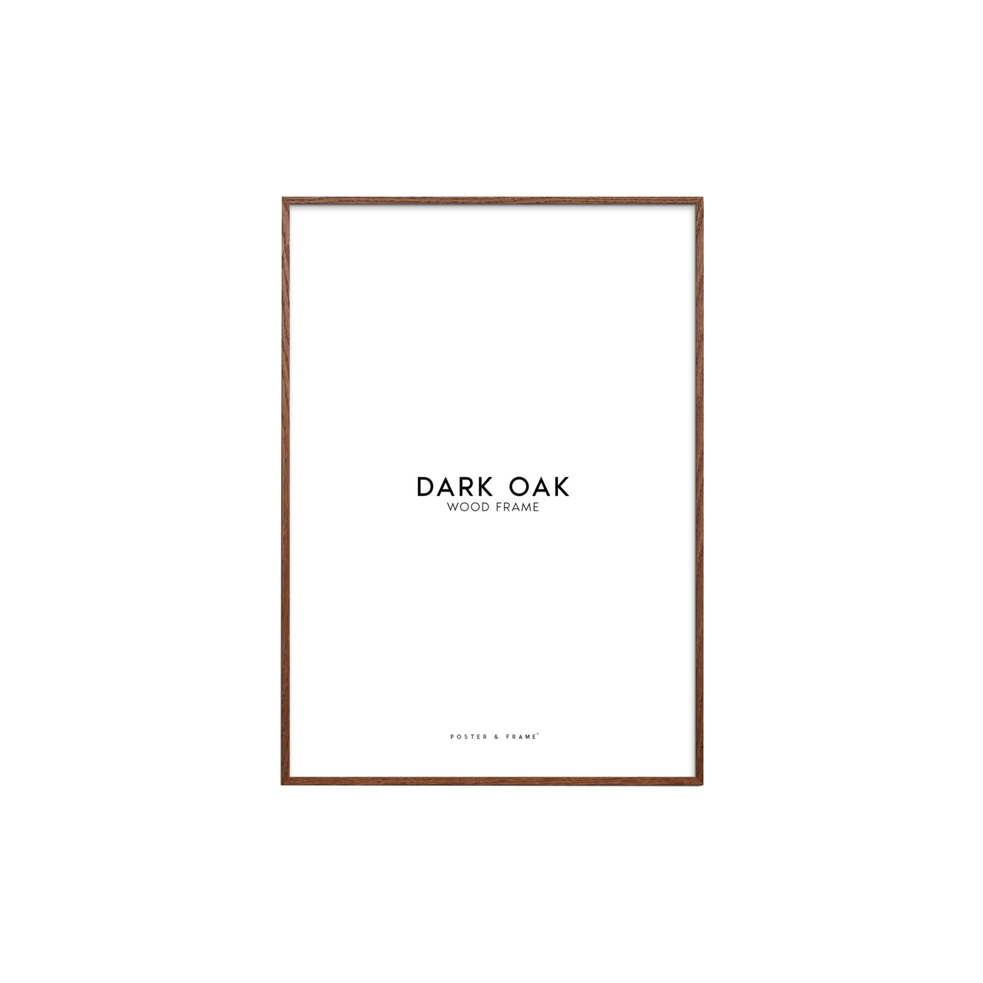 Poster & Frame - Wood Frame, dark oak - 50x70 cm