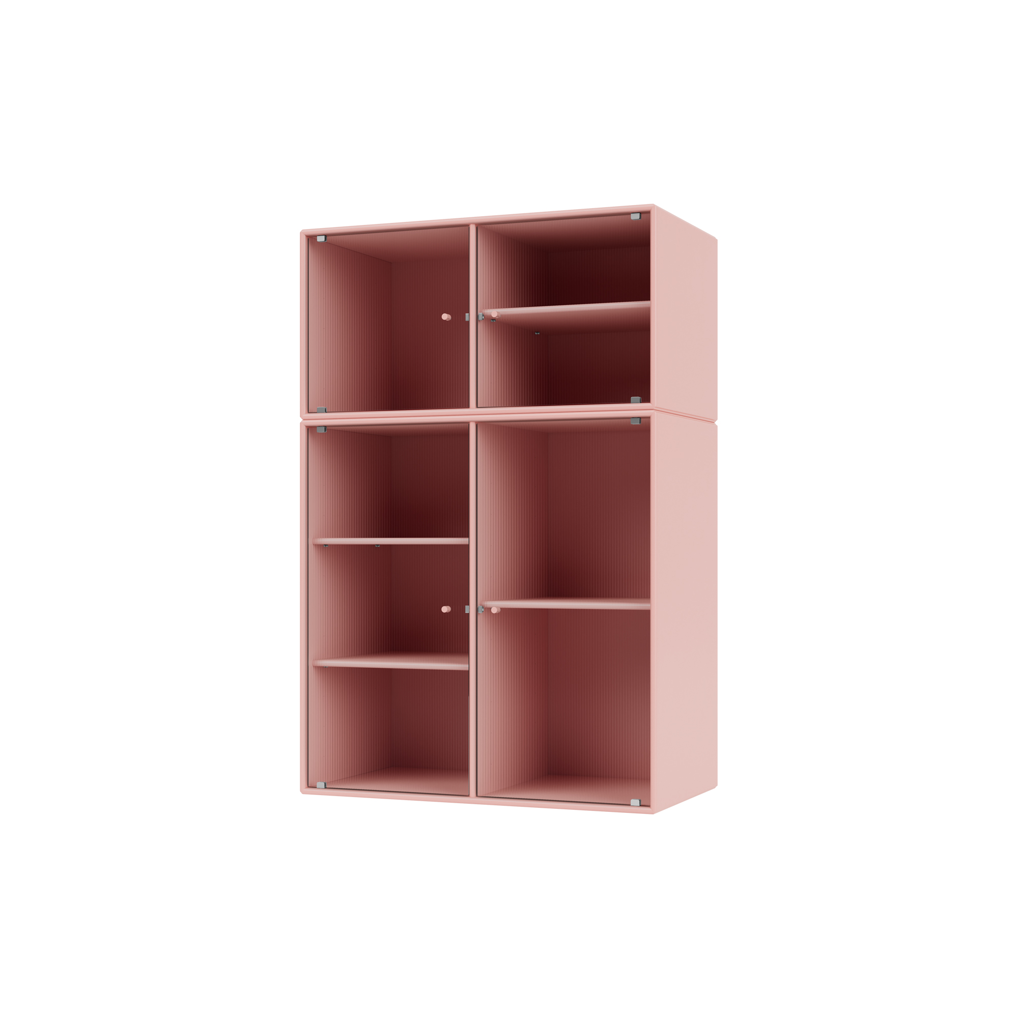 Montana Furniture - RIPPLE III vitrineskab, 167 ruby